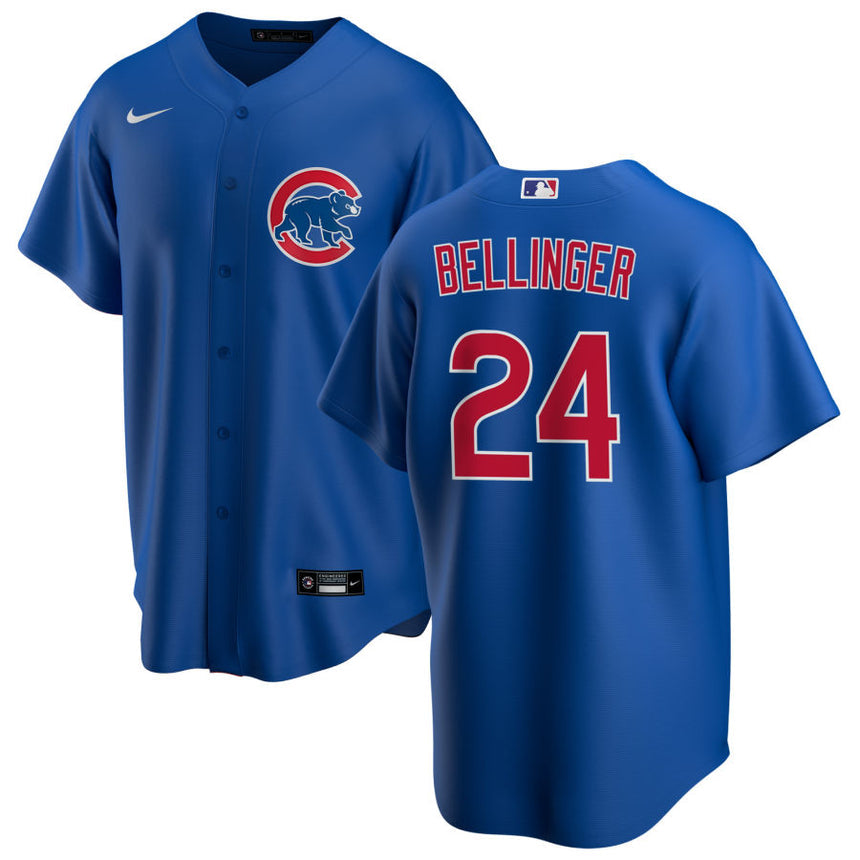 Men's Cody Bellinger Chicago Cubs Alternate Blue Premium Stitch Replica Jersey - vstockx