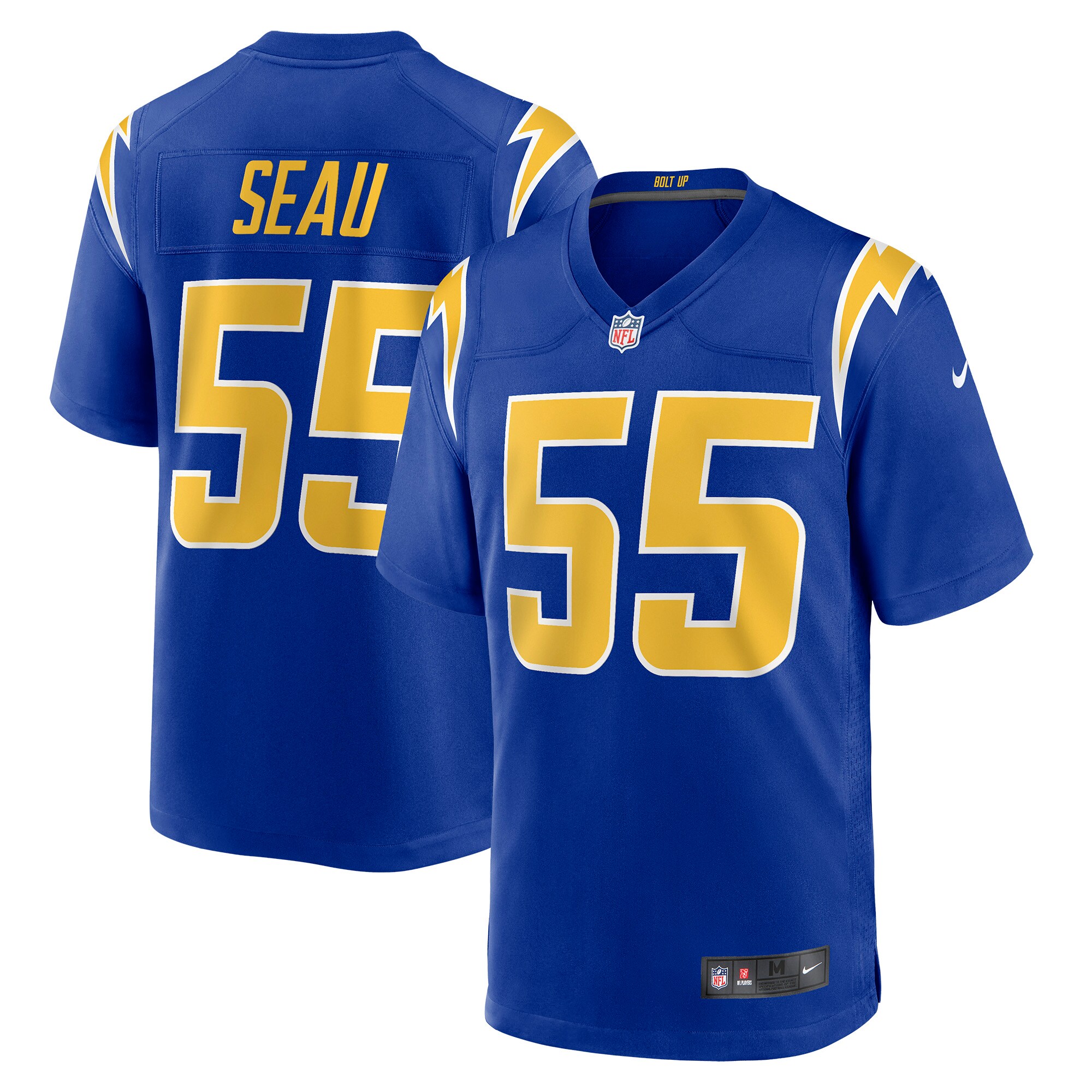 Junior Seau Los Angeles Chargers Nike Retired Player Alternate Game Jersey - Royal - vstockx