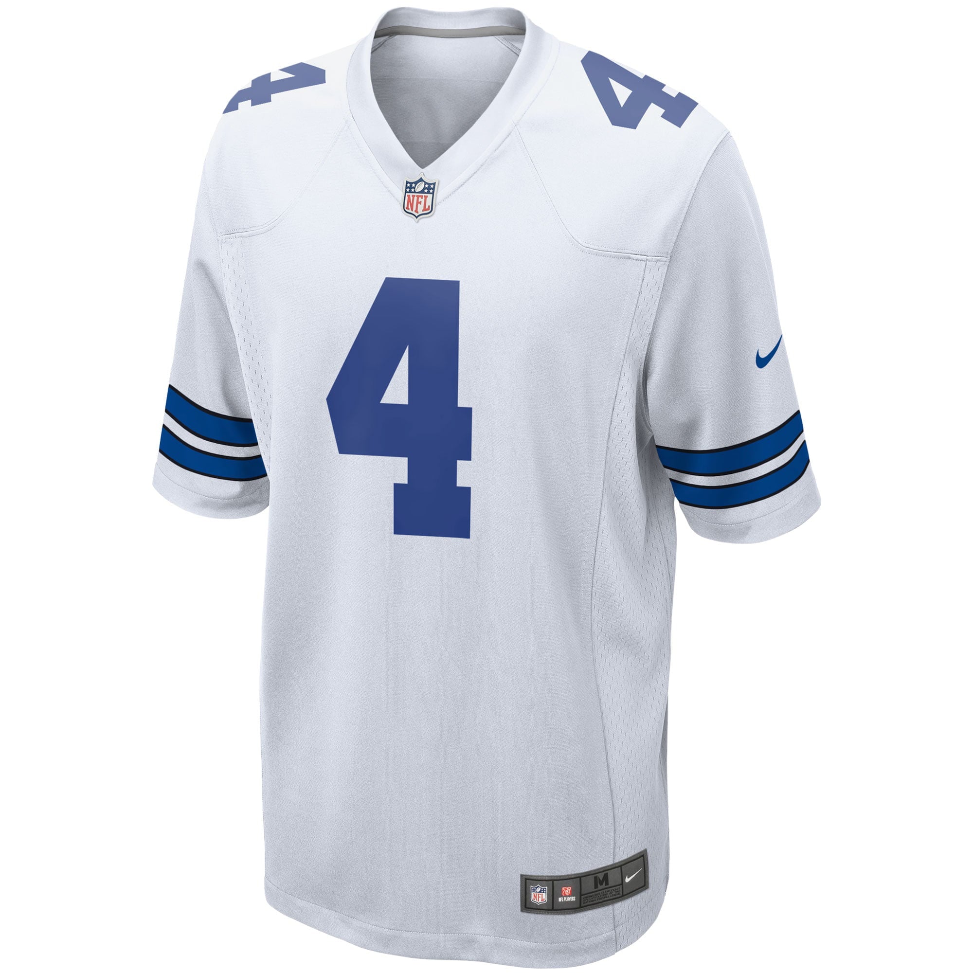 Men's Nike Dak Prescott White Dallas Cowboys Game Team Jersey - vstockx