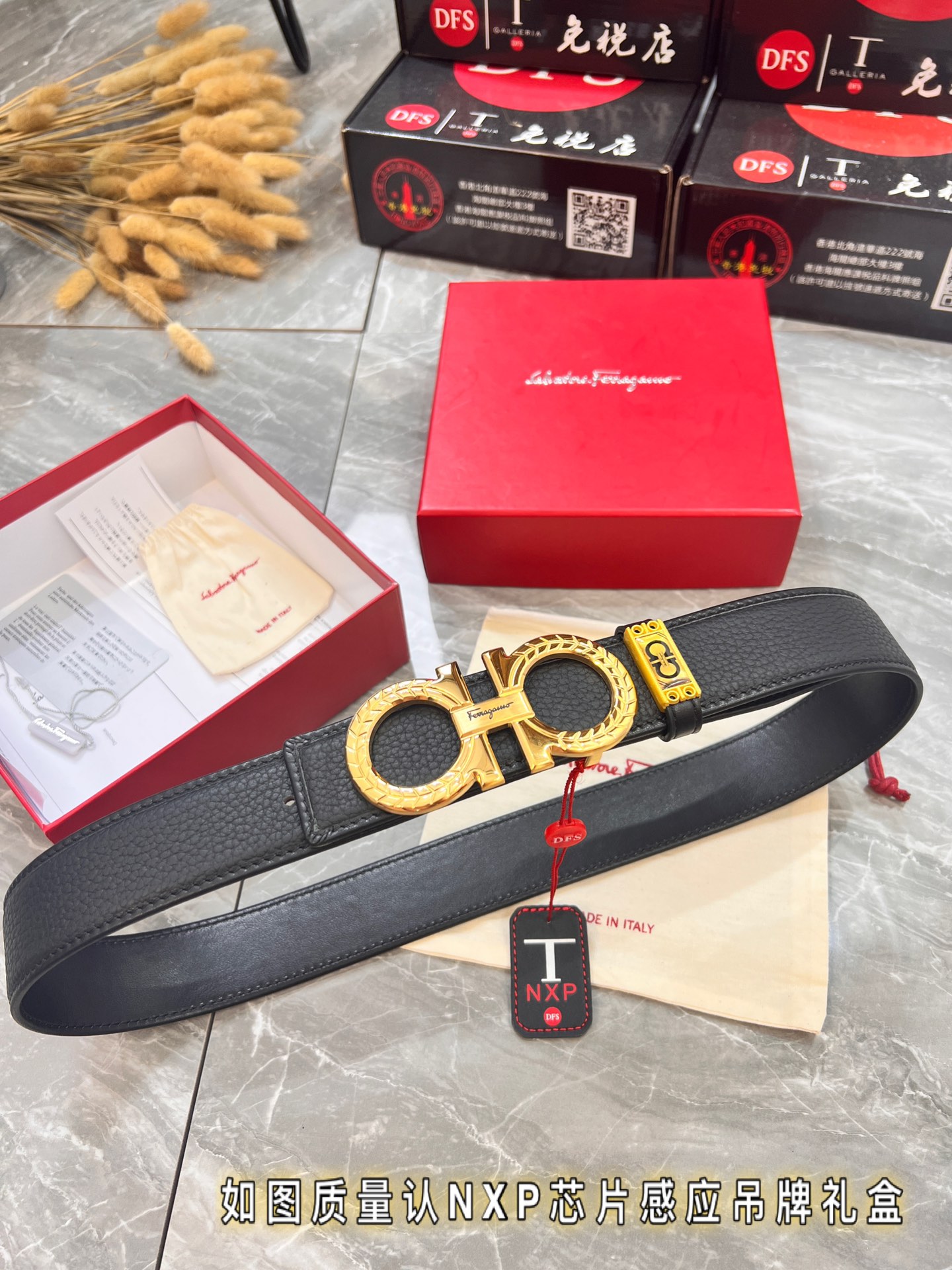 Streetwear Belt Ferragamo 320188 size:3.5cm - vstockx
