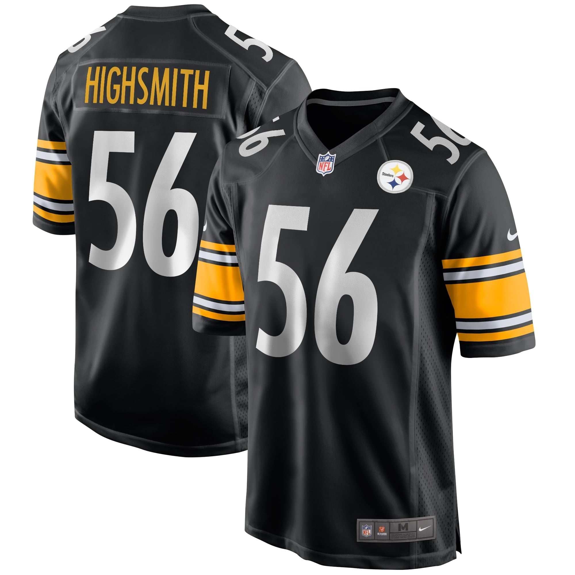 Men's Nike Alex Highsmith Black Pittsburgh Steelers Game Jersey - vstockx