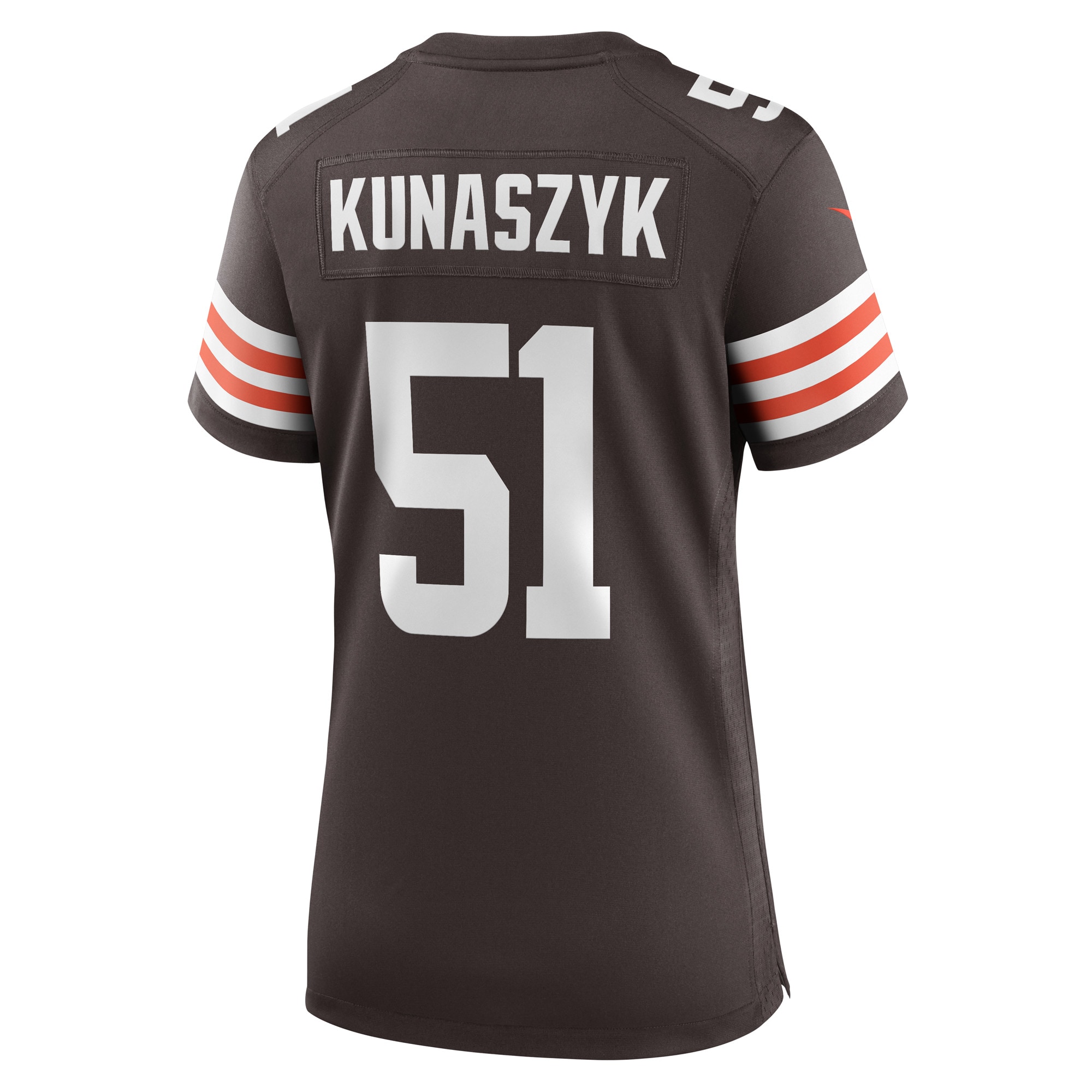 Jordans Kunaszyk Cleveland Browns Nike Women's Game Player Jersey - Brown - vstockx