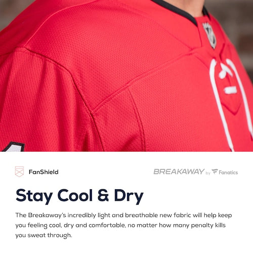 Men's Fanatics Branded Teuvo Teravainen Red Carolina Hurricanes Breakaway Player Jersey - vstockx