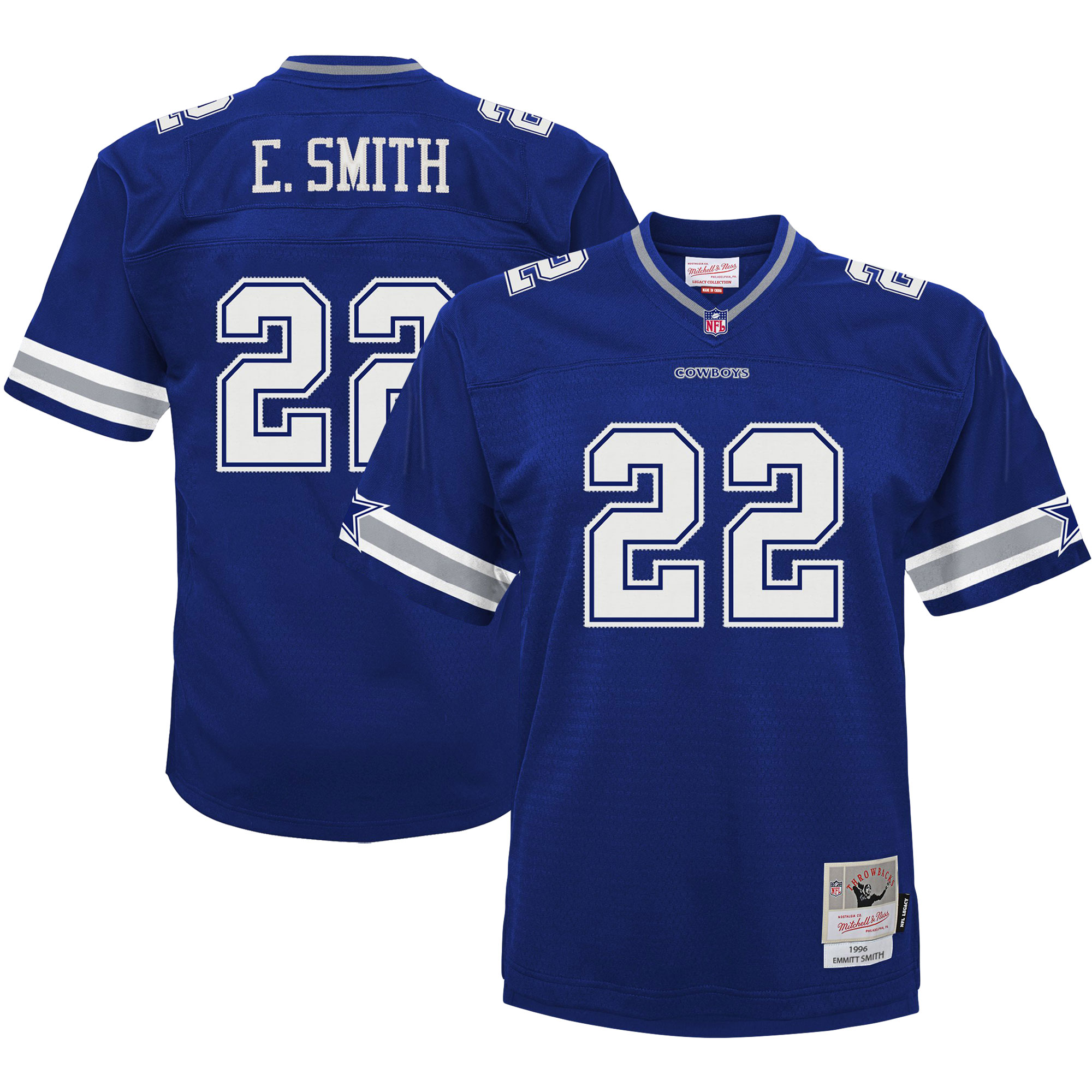 Emmitt Smith Dallas Cowboys Mitchell & Ness Toddler 1996 Retired Legacy Jersey - Navy - vstockx
