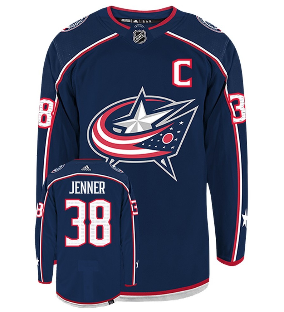 Boone Jenner Columbus Blue Jackets Adidas Primegreen Authentic NHL Hockey Jersey - vstockx