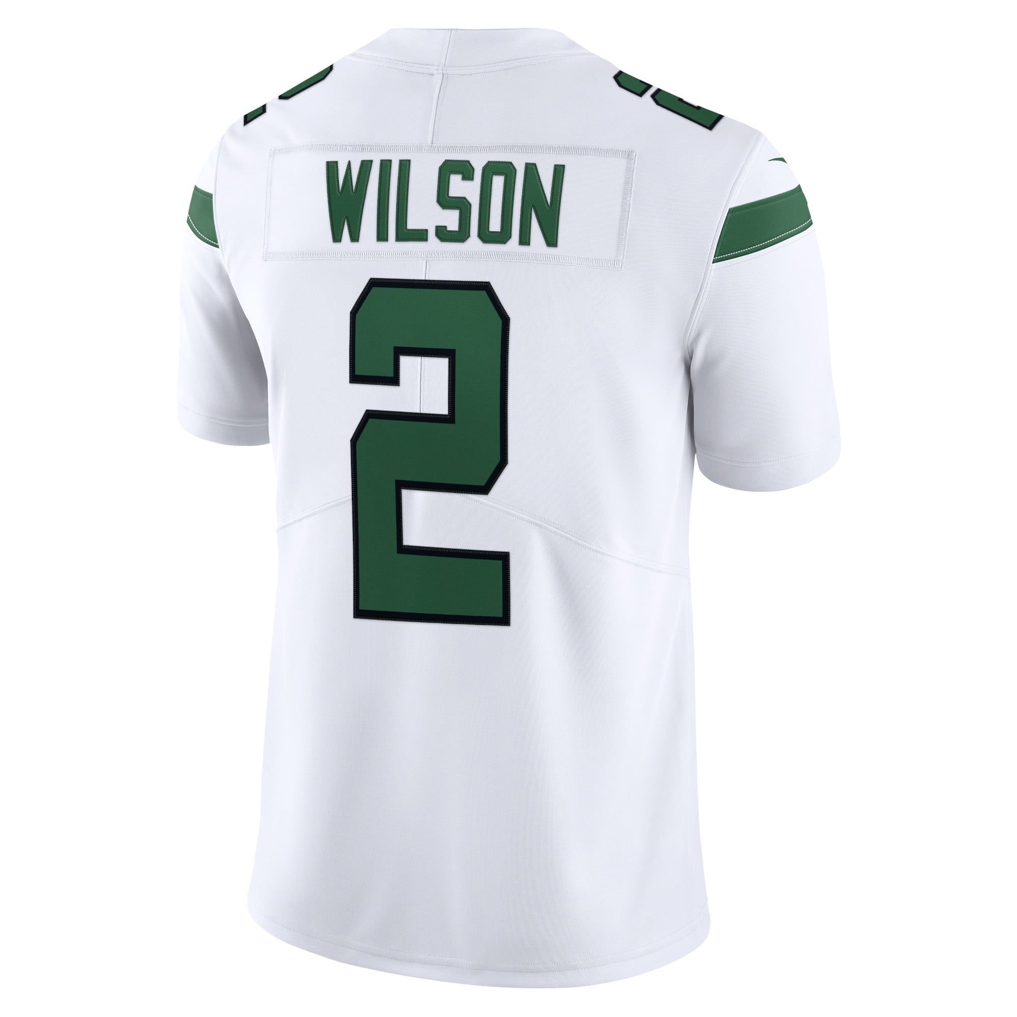 Men's Nike Zach Wilson Spotlight White New York Jets Vapor Limited Jersey - vstockx