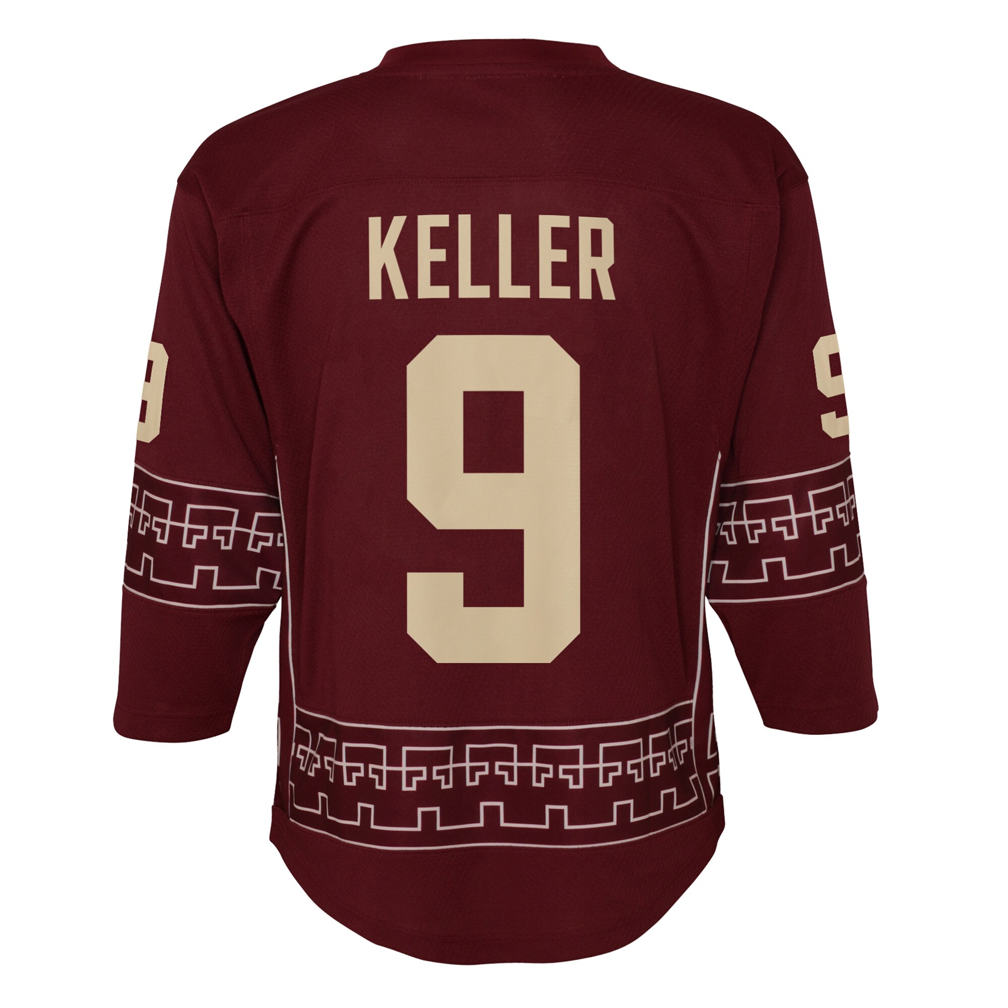 Clayton Keller Arizona Coyotes Youth Alternate 2022/23 Replica Player Jersey - Garnet - vstockx
