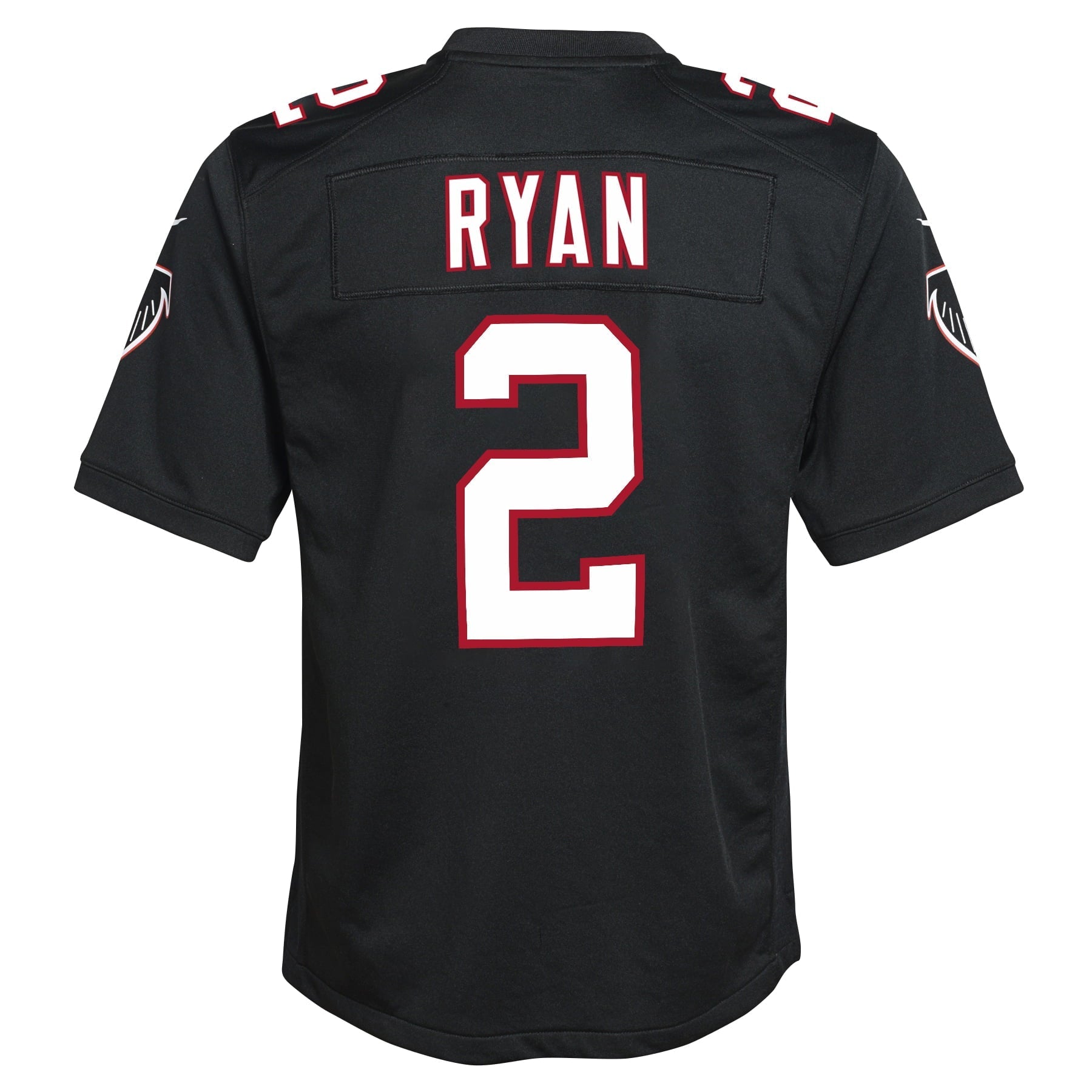 Youth Nike Matt Ryan Black Atlanta Falcons Throwback Game Jersey - vstockx