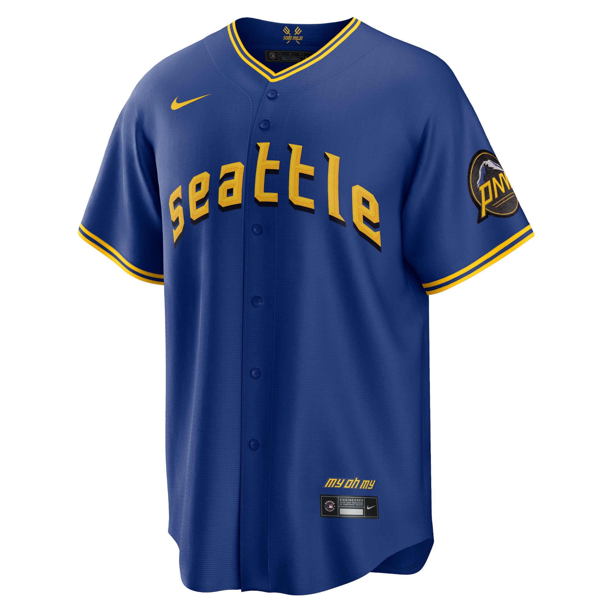 Julio Rodriguez Seattle Mariners Nike 2023 City Connect Replica Player Jersey - Royal - vstockx