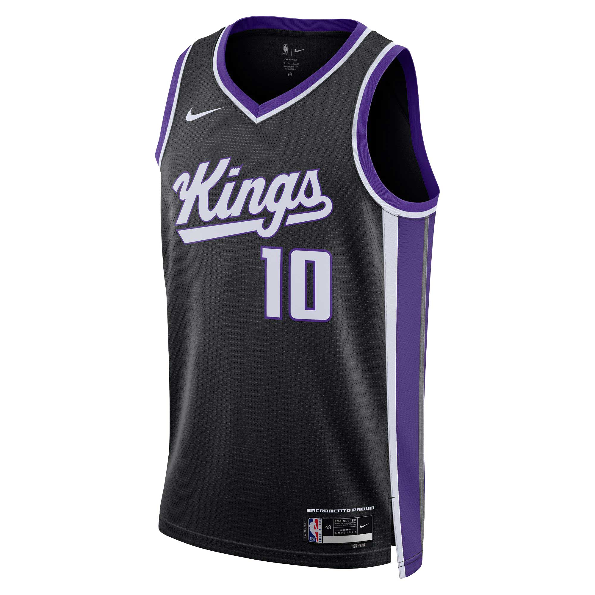 Domantas Sabonis Sacramento Kings Nike Unisex Swingman Jersey - Association Edition - Black - vstockx