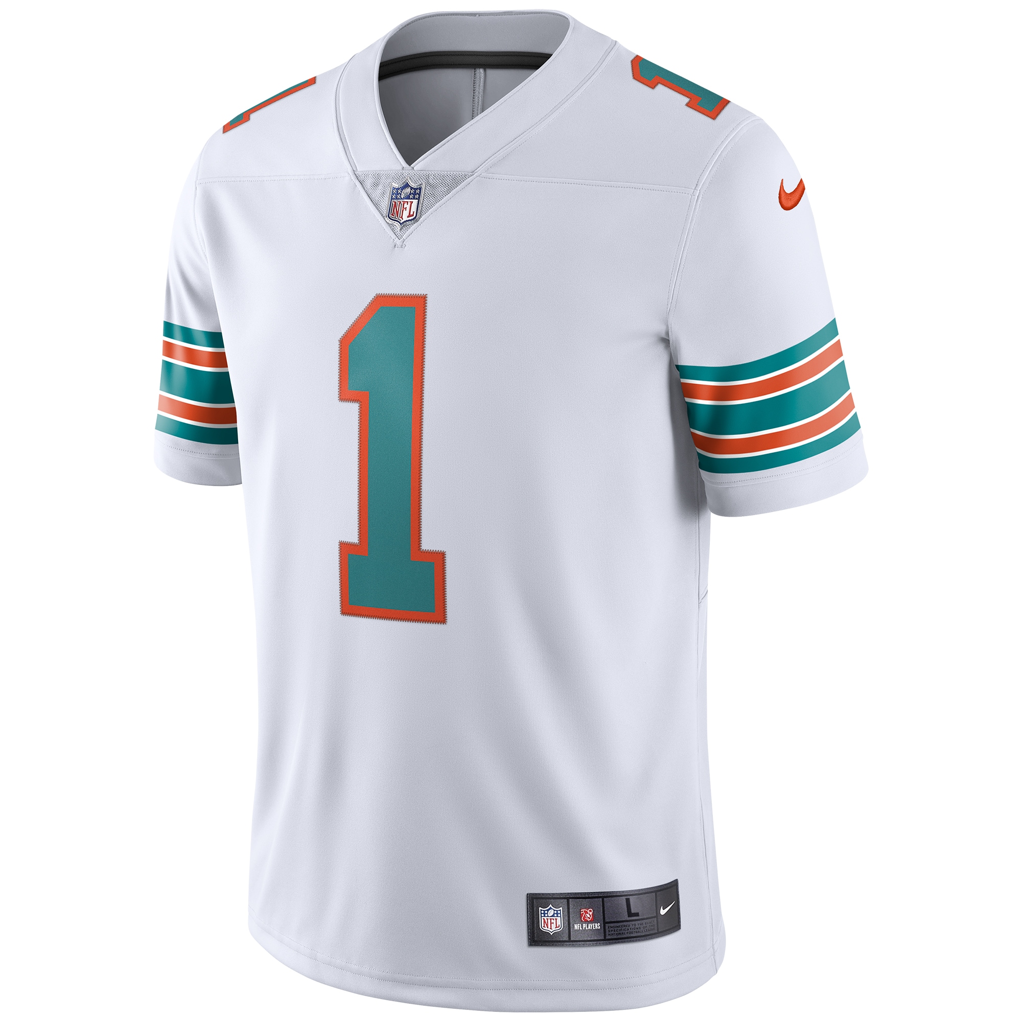 Tua Tagovailoa Miami Dolphins Nike 2nd Alternate Vapor Limited Jersey - White - vstockx