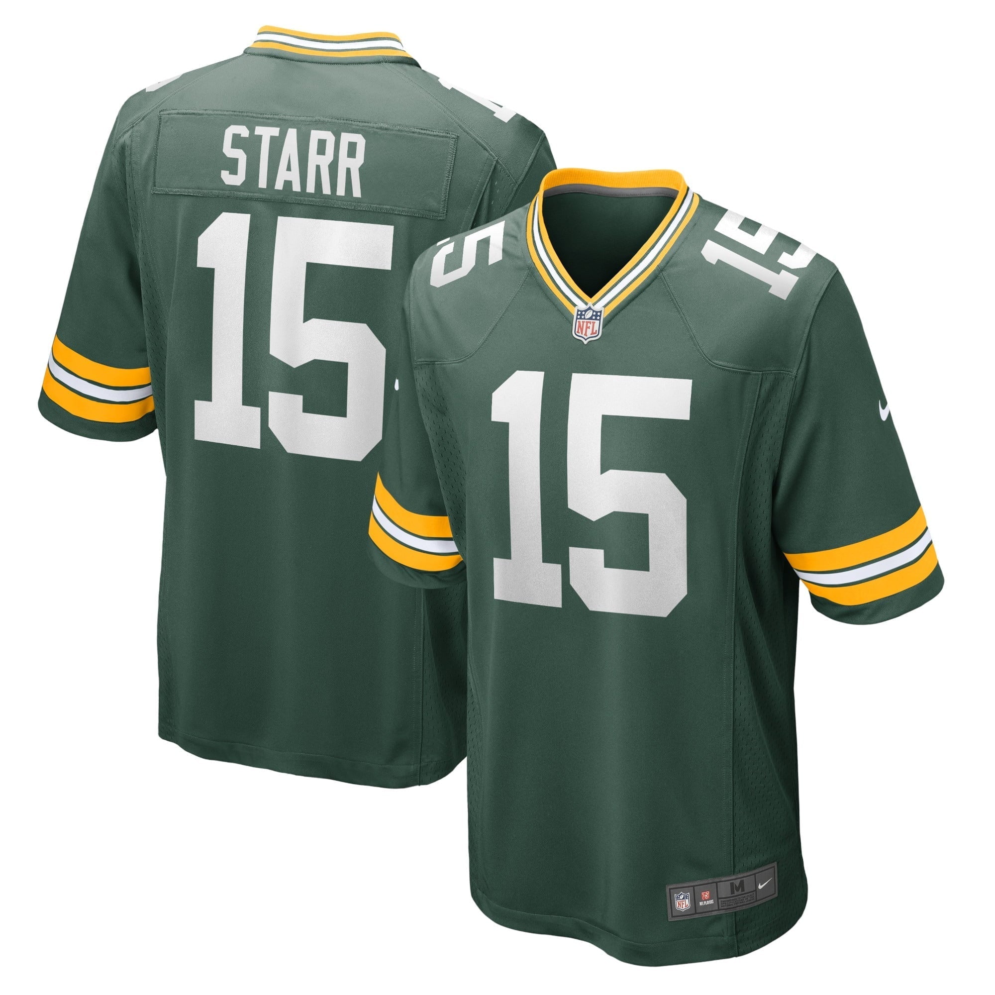 Men's Nike Bart Starr Green Green Bay Packers Retired Player Game Jersey - vstockx