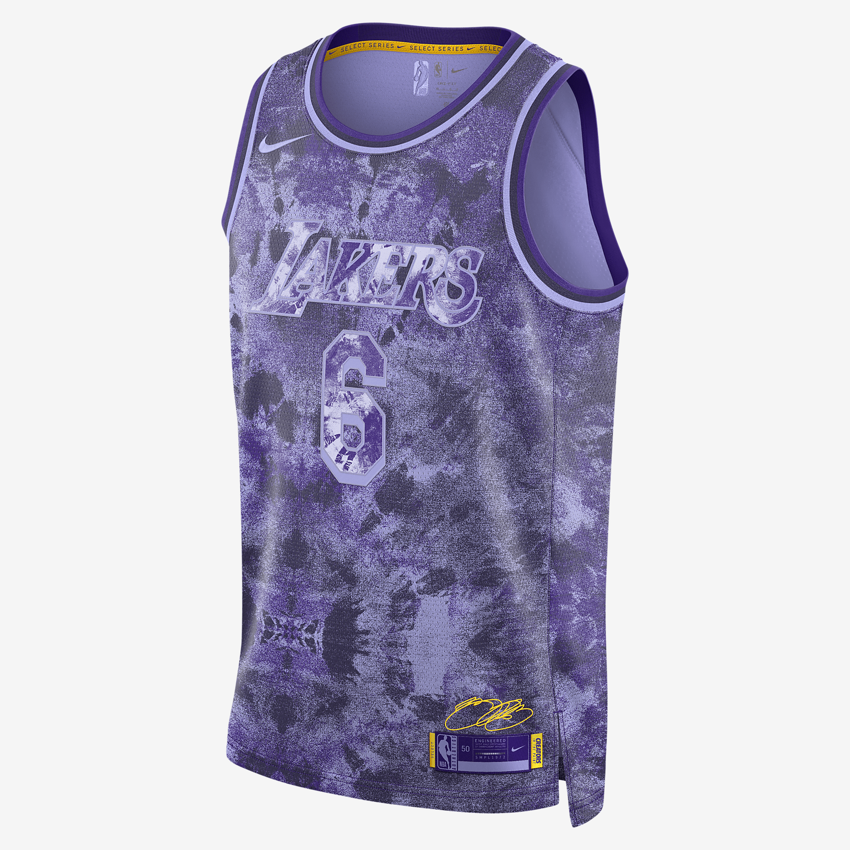 LeBron James Los Angeles Lakers 2022/23 Select Series Men's Nike Dri-FIT NBA Swingman Jersey - Purple Pulse - vstockx