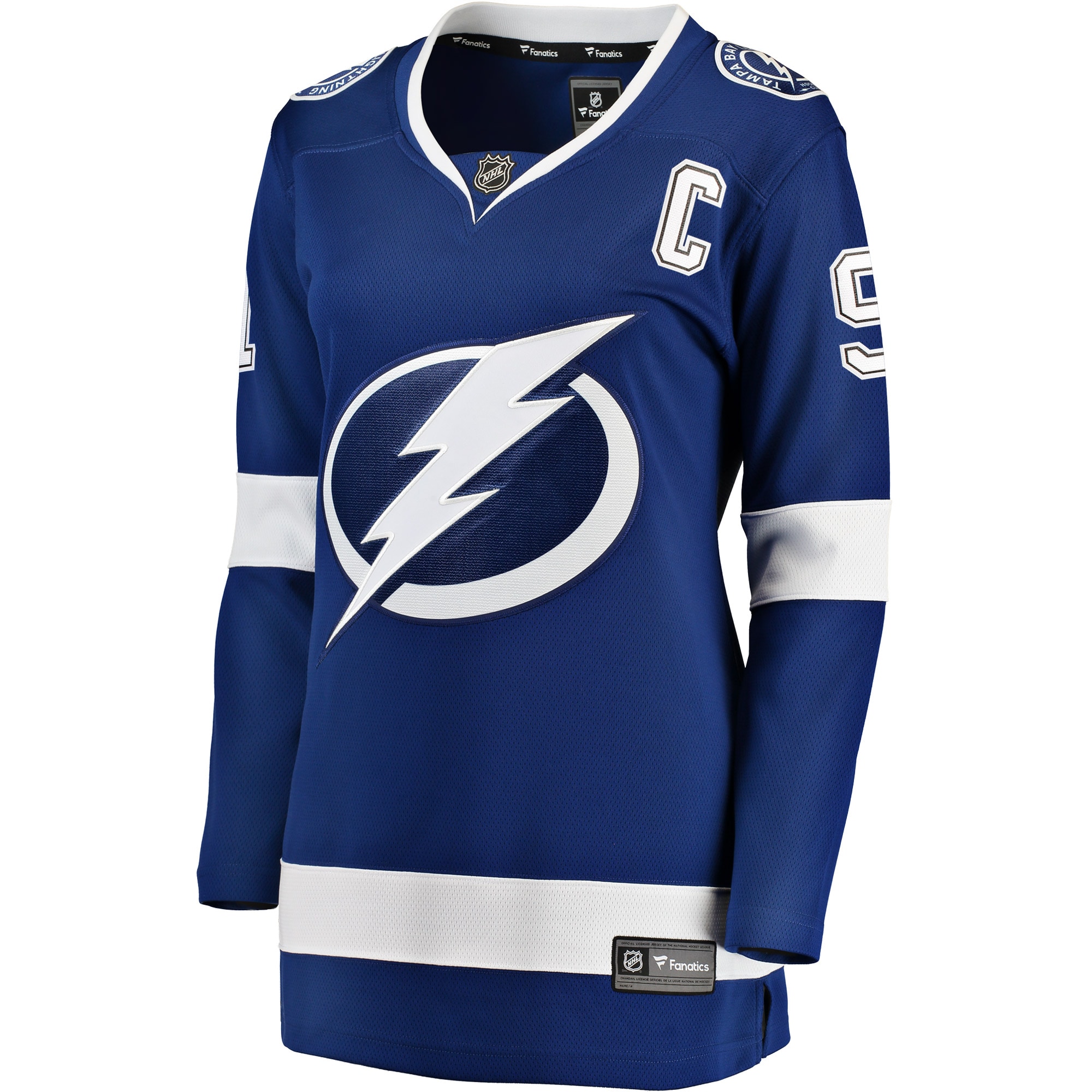 Steven Stamkos Tampa Bay Lightning Fanatics Branded Women's Home Breakaway Player Jersey - Blue - vstockx