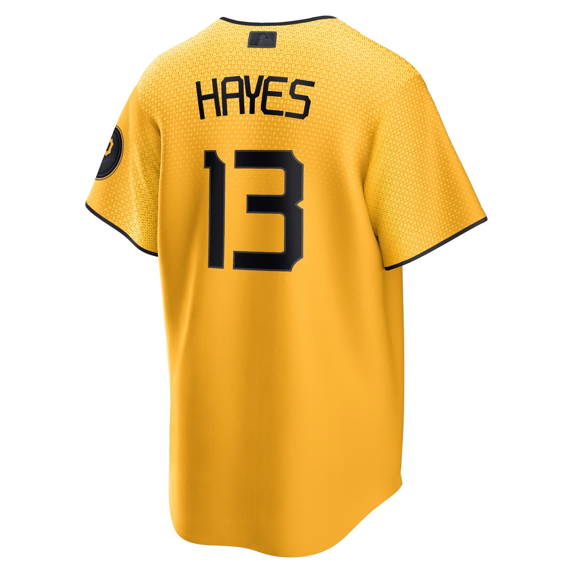 Men's Nike Ke'Bryan Hayes Gold Pittsburgh Pirates 2023 City Connect Replica Player Jersey - vstockx