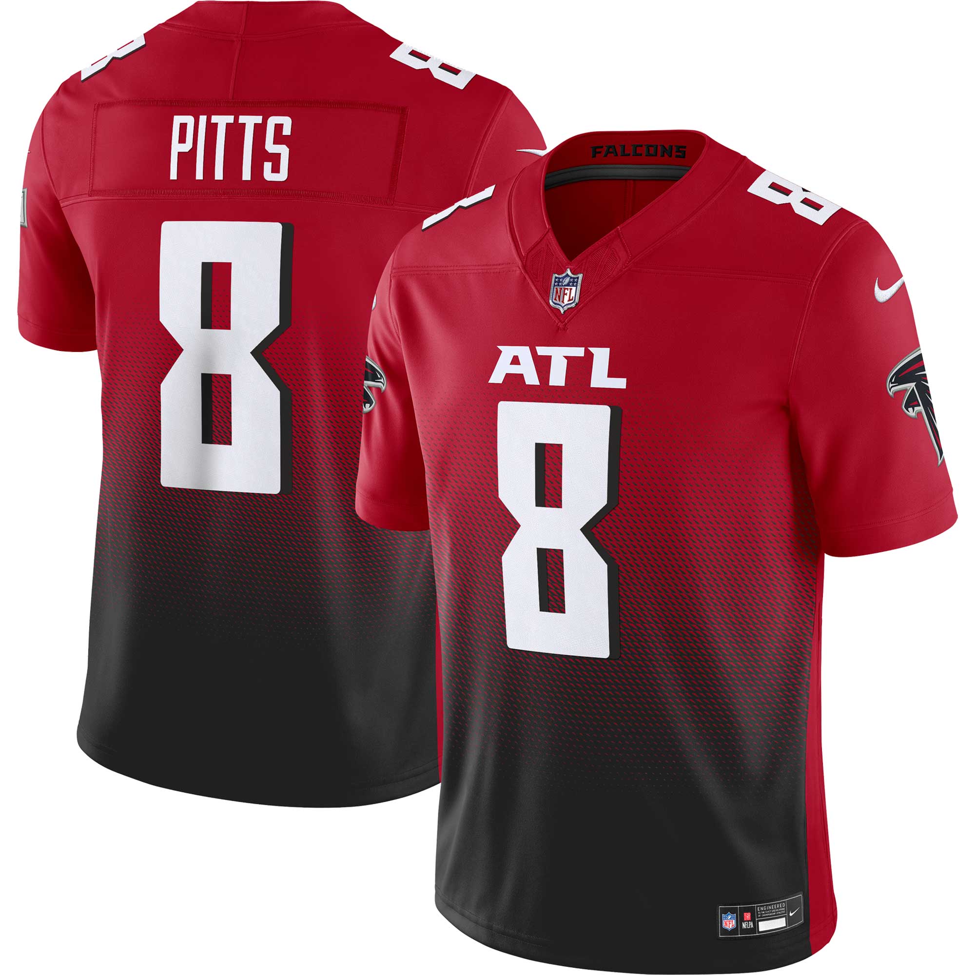 Kyle Pitts Atlanta Falcons Nike Vapor F.U.S.E. Limited Jersey - Red - vstockx