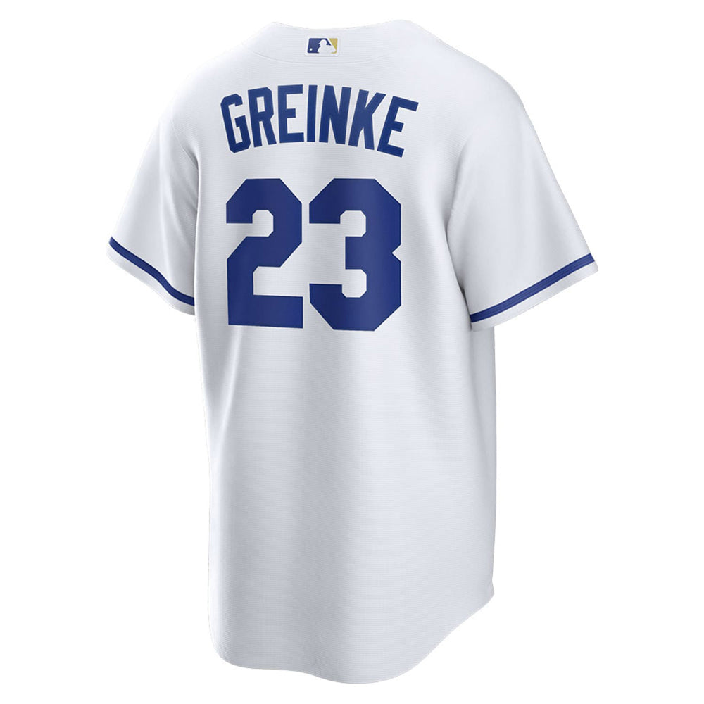 Youth Kansas City Royals Zack Greinke Cool Base Replica Home Jersey - White - vstockx