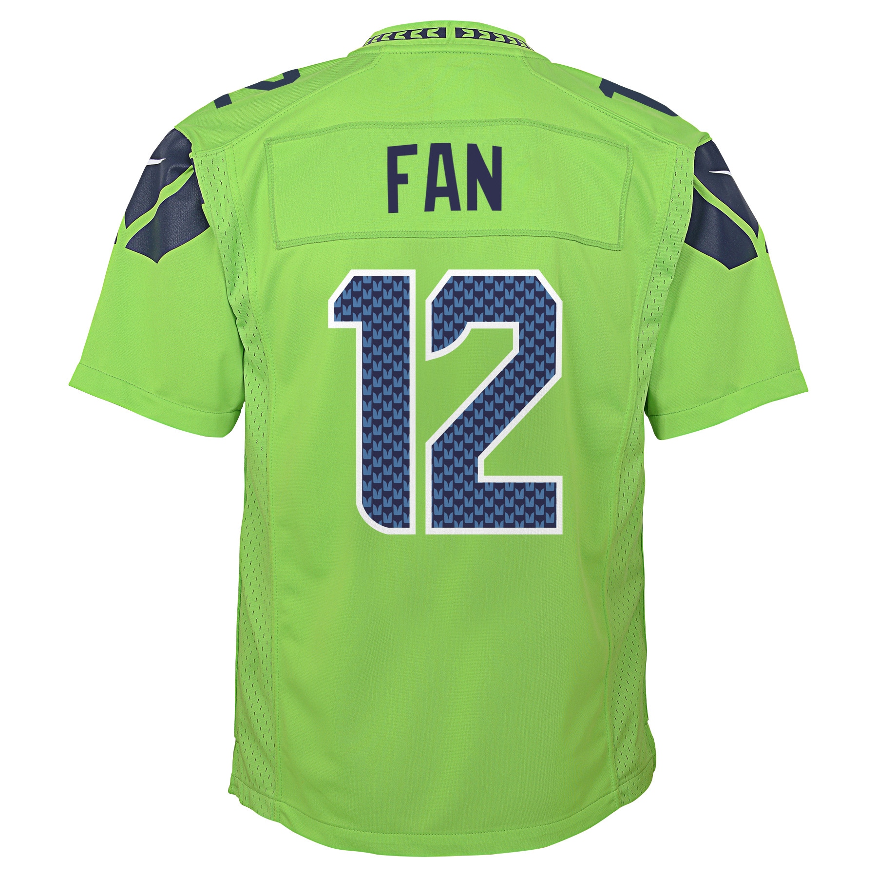 12th Fan Seattle Seahawks Nike Youth Game Jersey - Neon Green - vstockx