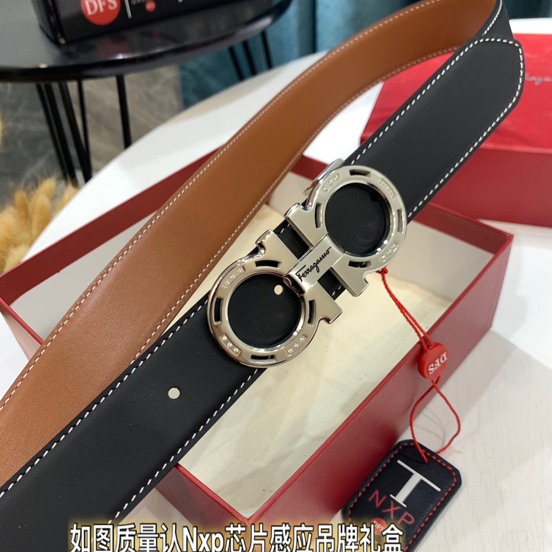 Streetwear Belt Ferragamo 319436 size:3.5cm - vstockx