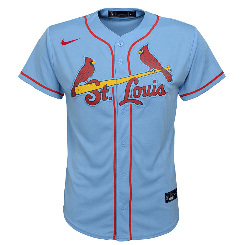 Youth Nolan Arenado Light Blue St. Louis Cardinals Alternate Replica Player Jersey - vstockx