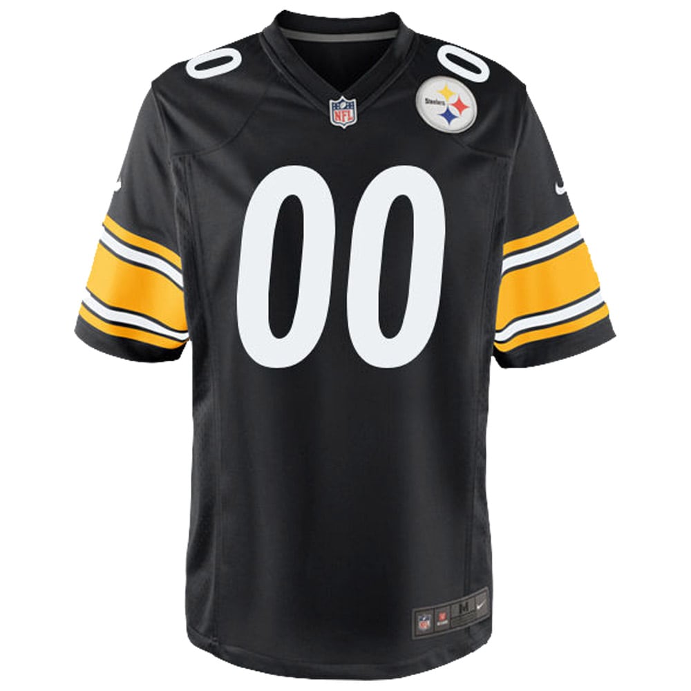 Pittsburgh Steelers Nike Youth Custom Game Jersey - Black - vstockx