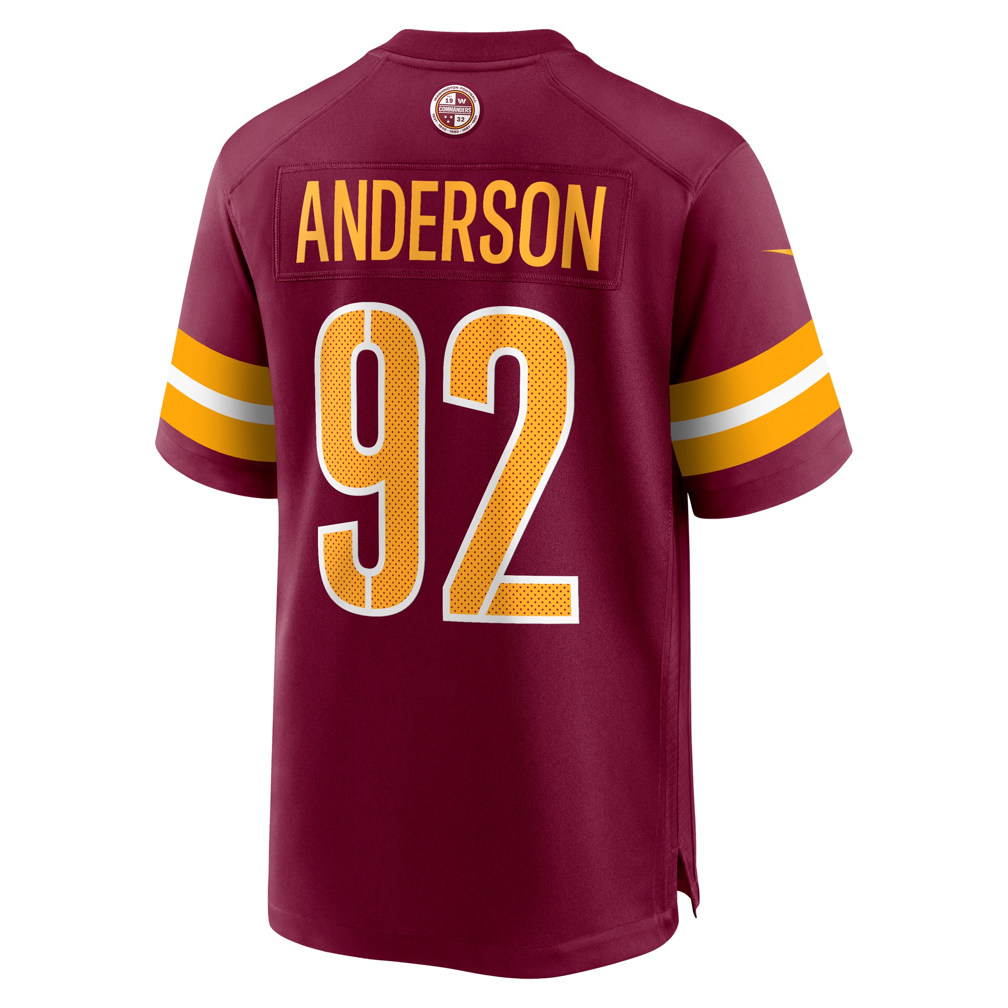 Abdullah Anderson Washington Commanders Nike Game Player Jersey - Burgundy - vstockx