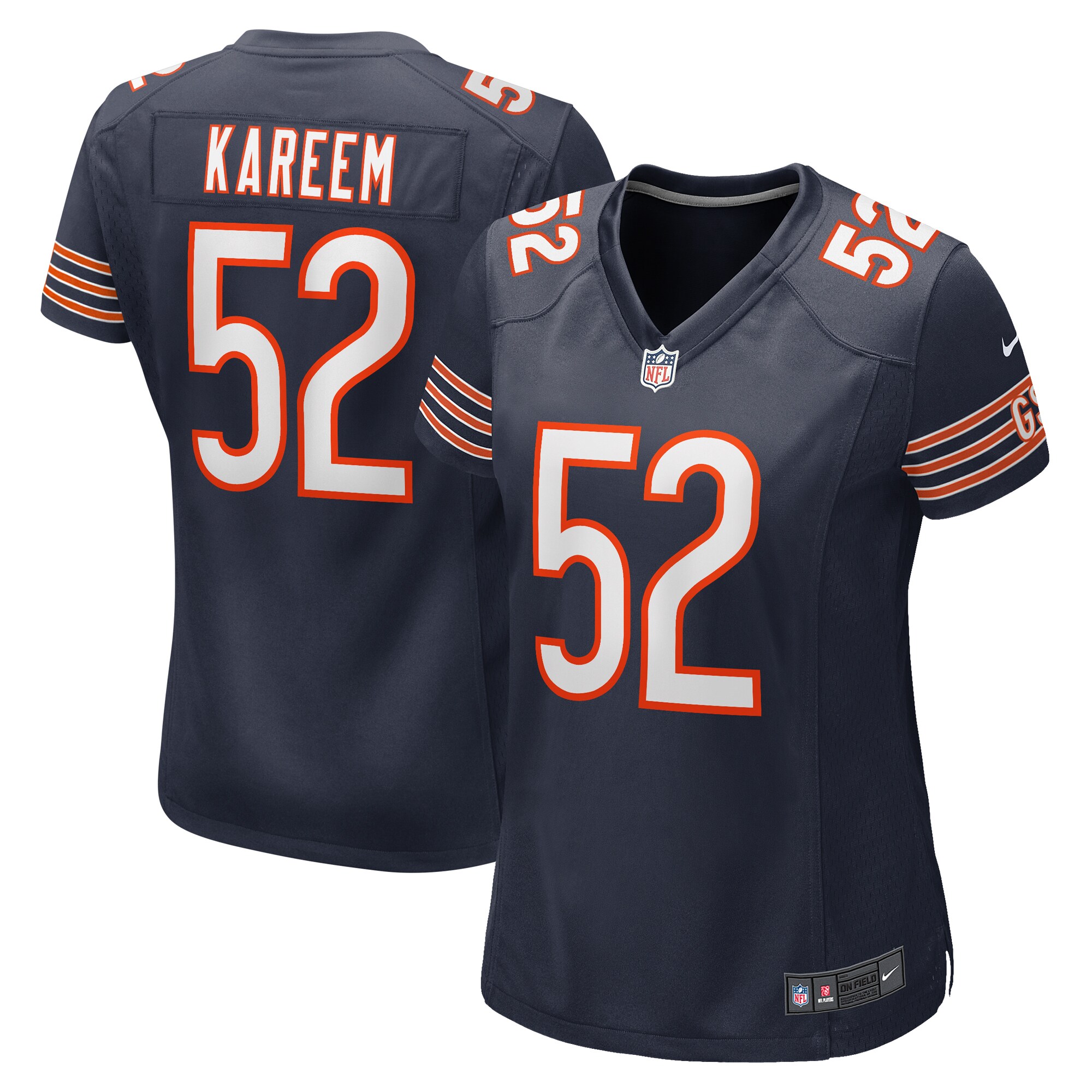 Khalid Kareem Chicago Bears Nike Women's Team Game Jersey - Navy - vstockx