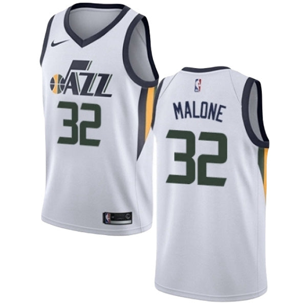 Men's Utah Jazz Karl Malone Association Jersey - White - vstockx