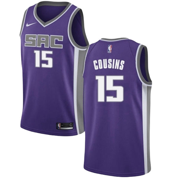 Youth Sacramento Kings DeMarcus Cousins Icon Edition Jersey - Purple - vstockx
