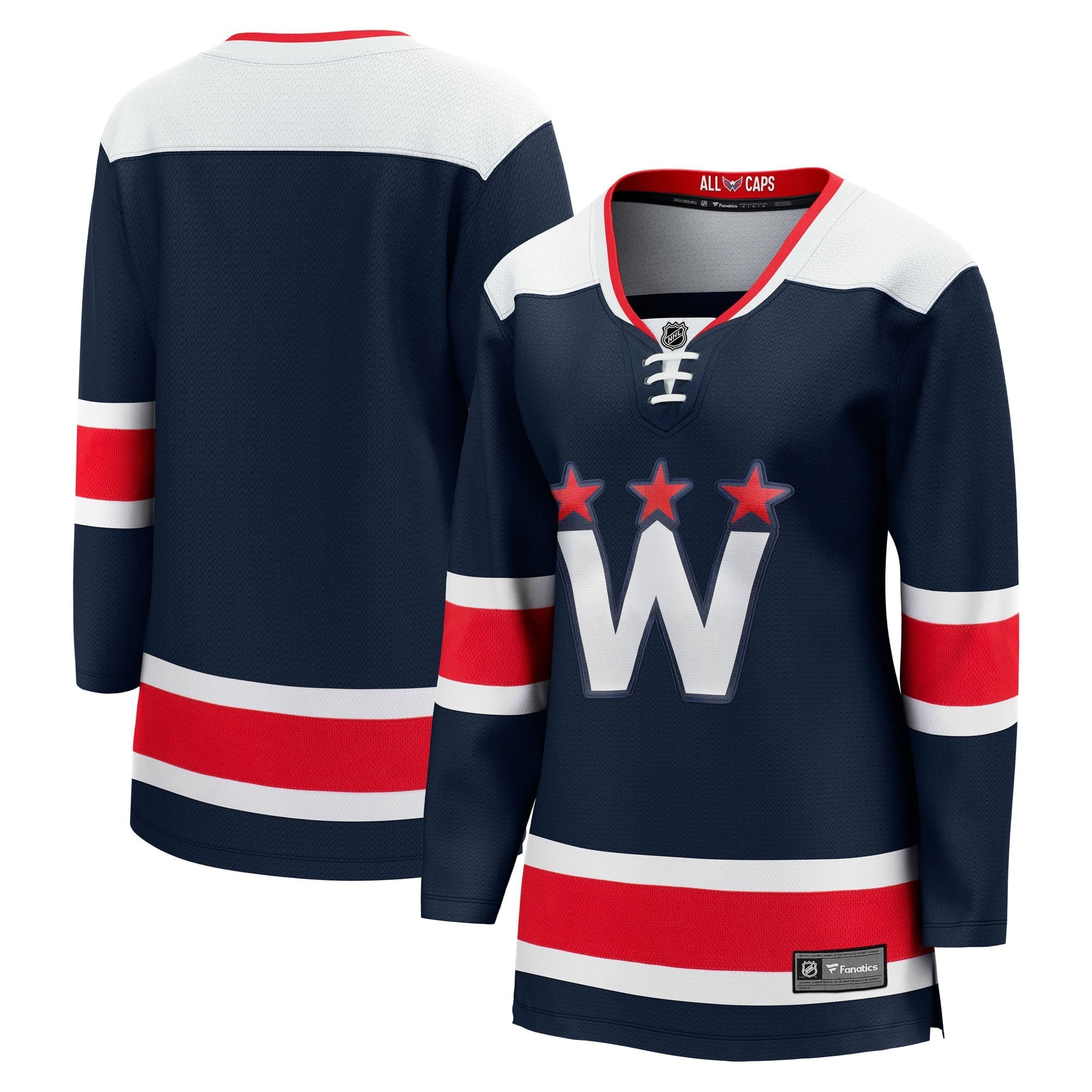 Women's Fanatics Branded Navy Washington Capitals 2020/21 Alternate Premier Breakaway Jersey - vstockx