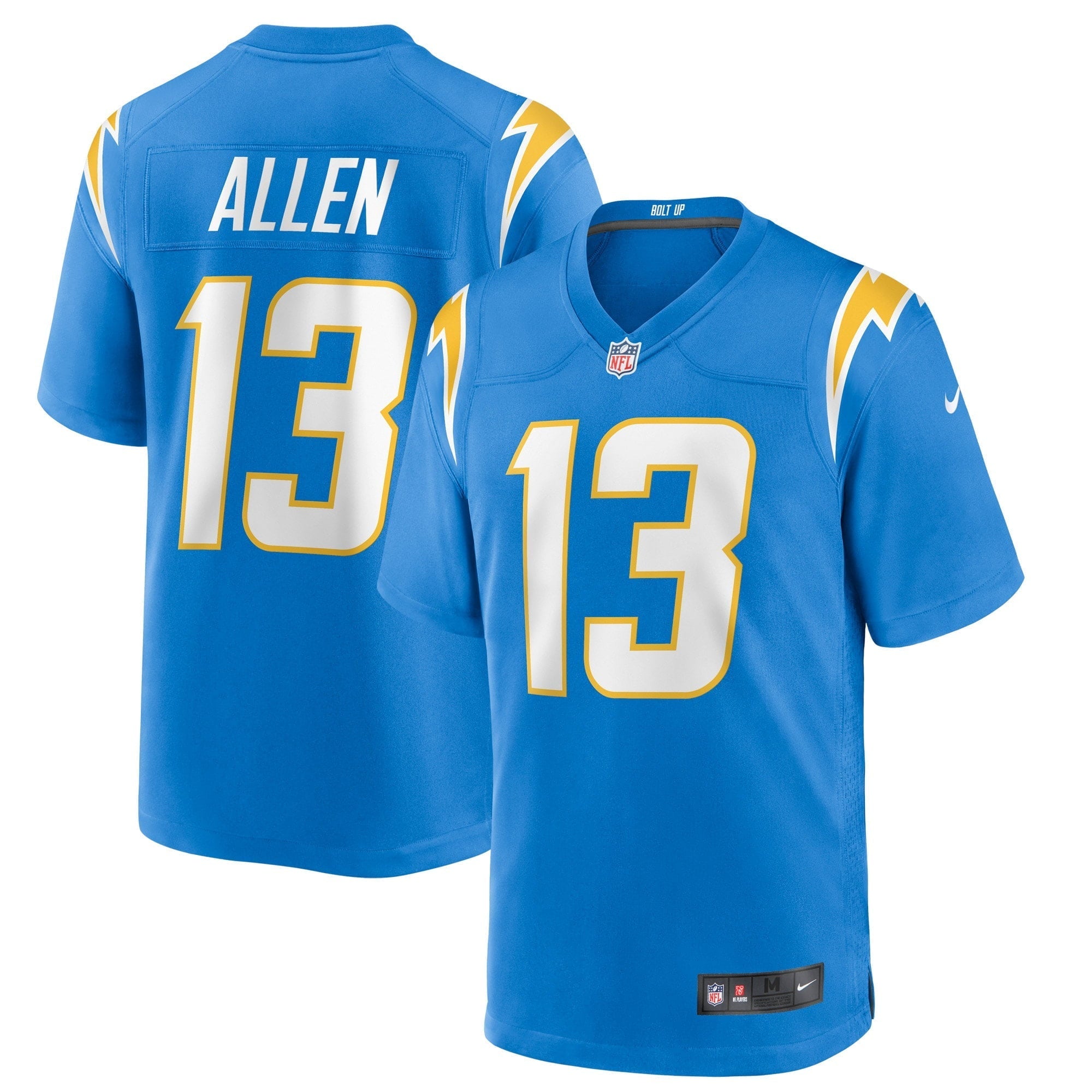 Men's Nike Keenan Allen Powder Blue Los Angeles Chargers Game Player Jersey - vstockx
