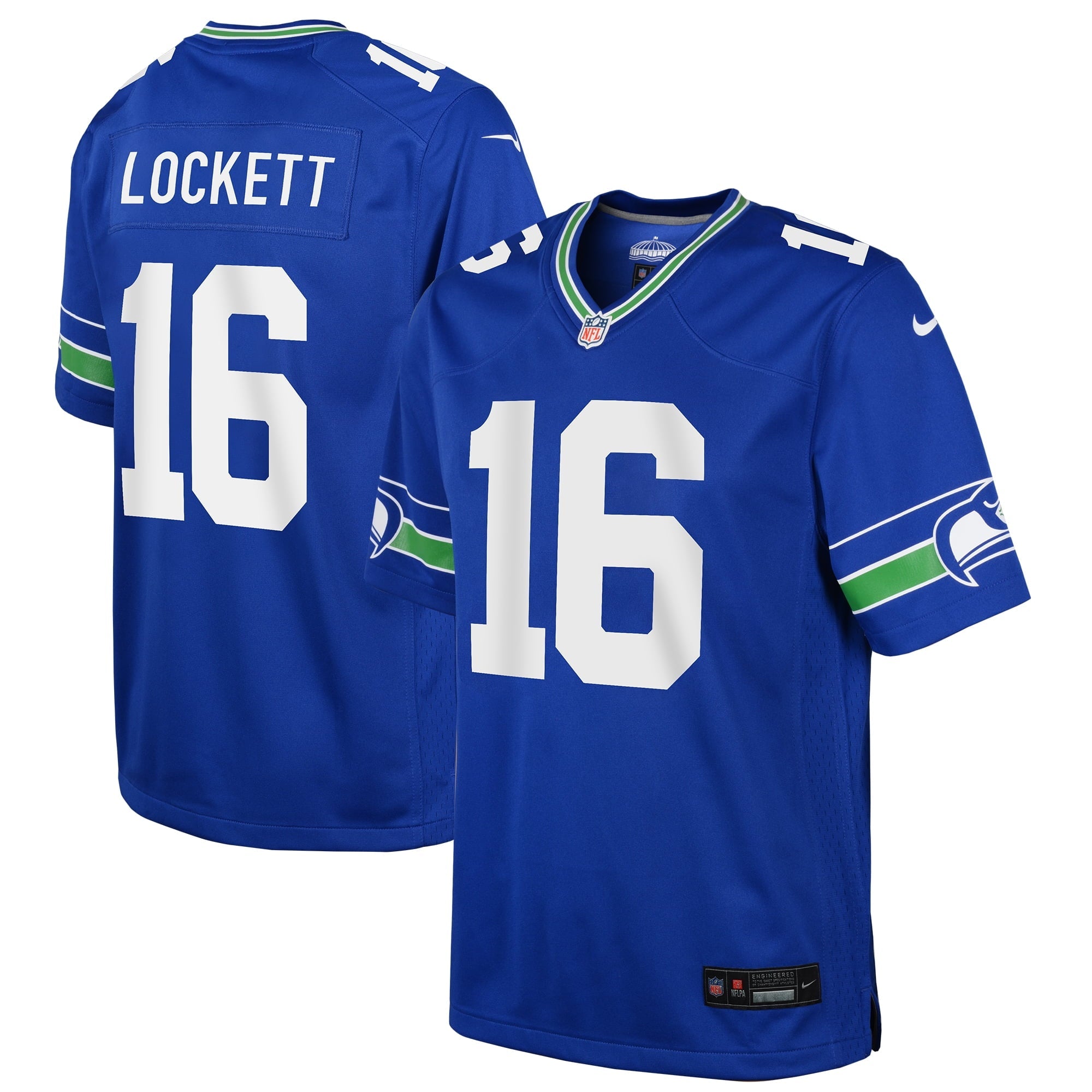 Youth Nike Tyler Lockett Royal Seattle Seahawks Game Jersey - vstockx