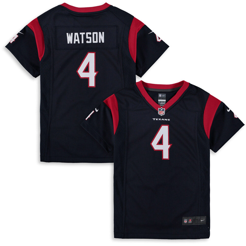 Youth Houston Texans Deshaun Watson Game Jersey Navy - vstockx