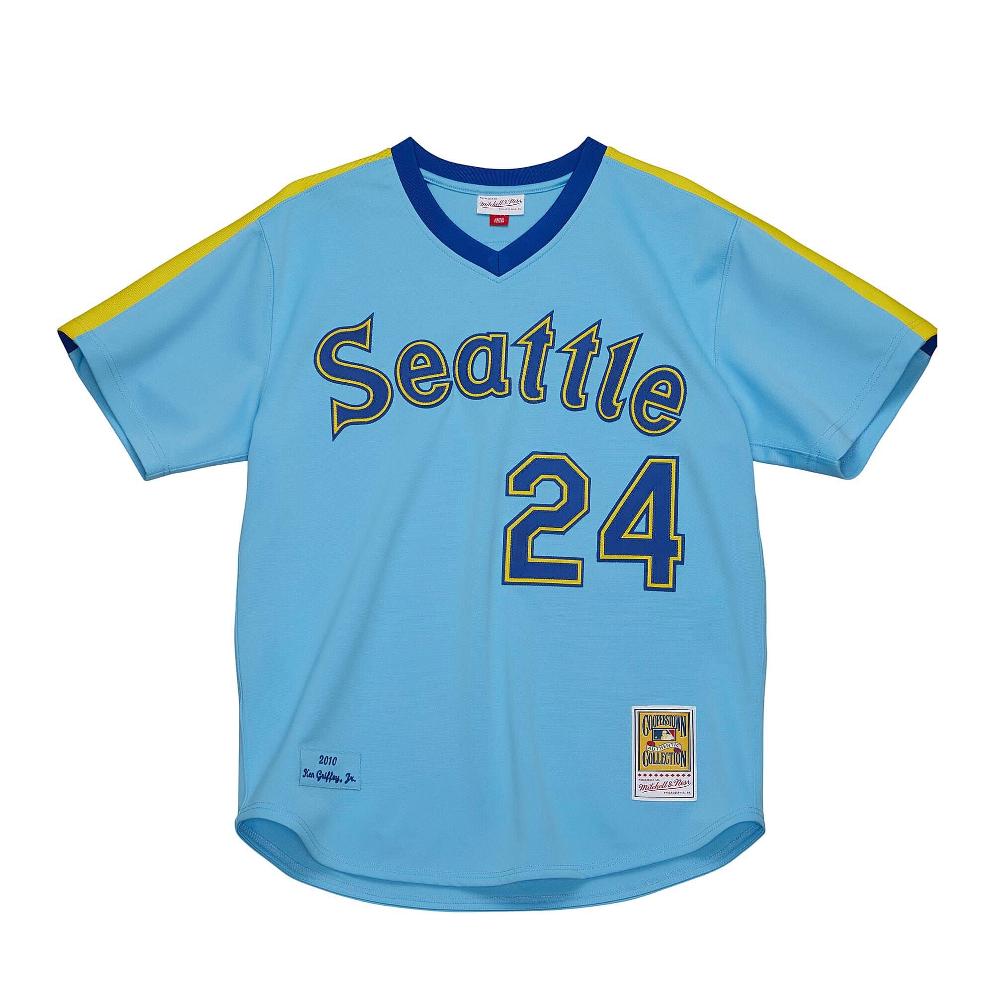 Authentic Ken Griffey Jr Seattle Mariners 2010 Jersey - vstockx