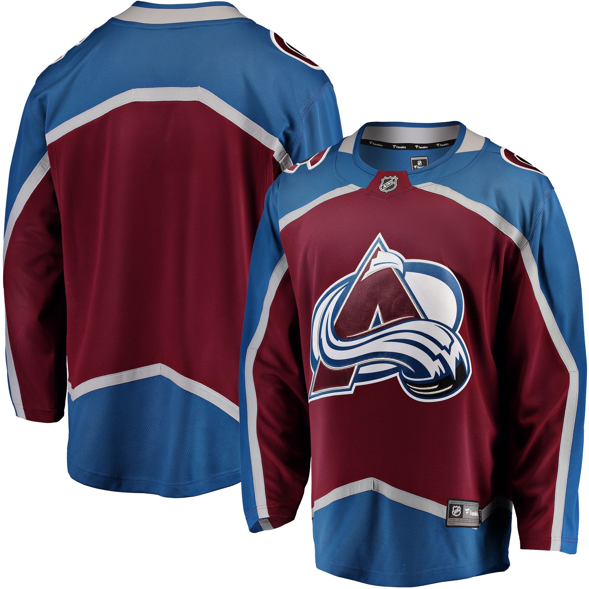 Colorado Avalanche Fanatics Branded Breakaway Home Jersey - Maroon - vstockx