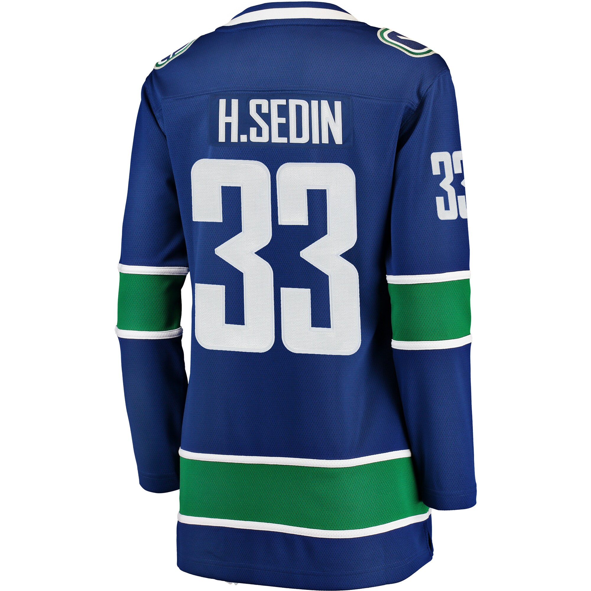 Henrik Sedin Vancouver Canucks Fanatics Branded Women's Home Breakaway Player Jersey - Blue - vstockx