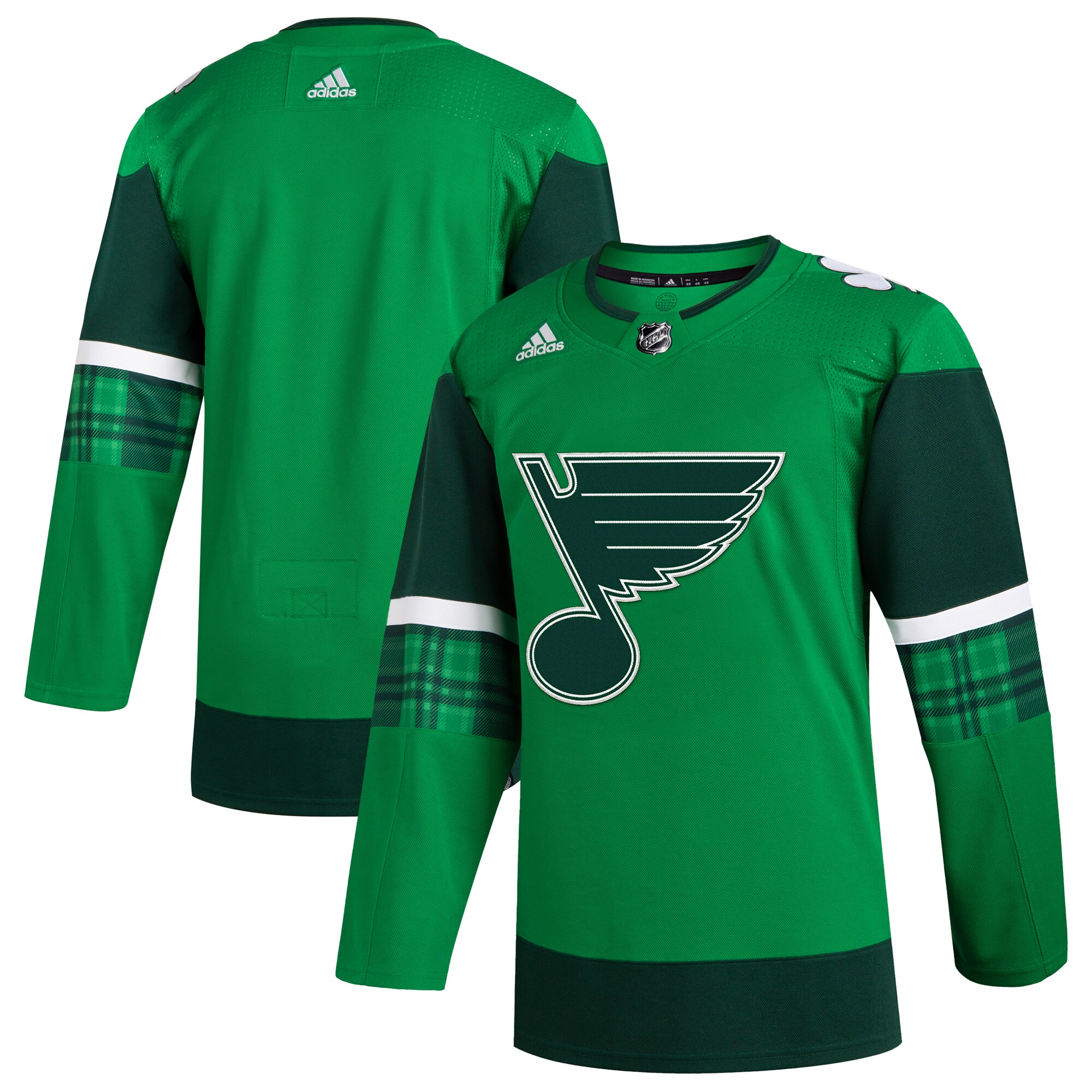 St. Louis Blues adidas 2023 St. Patrick's Day Primegreen Authentic Jersey - Kelly Green - vstockx