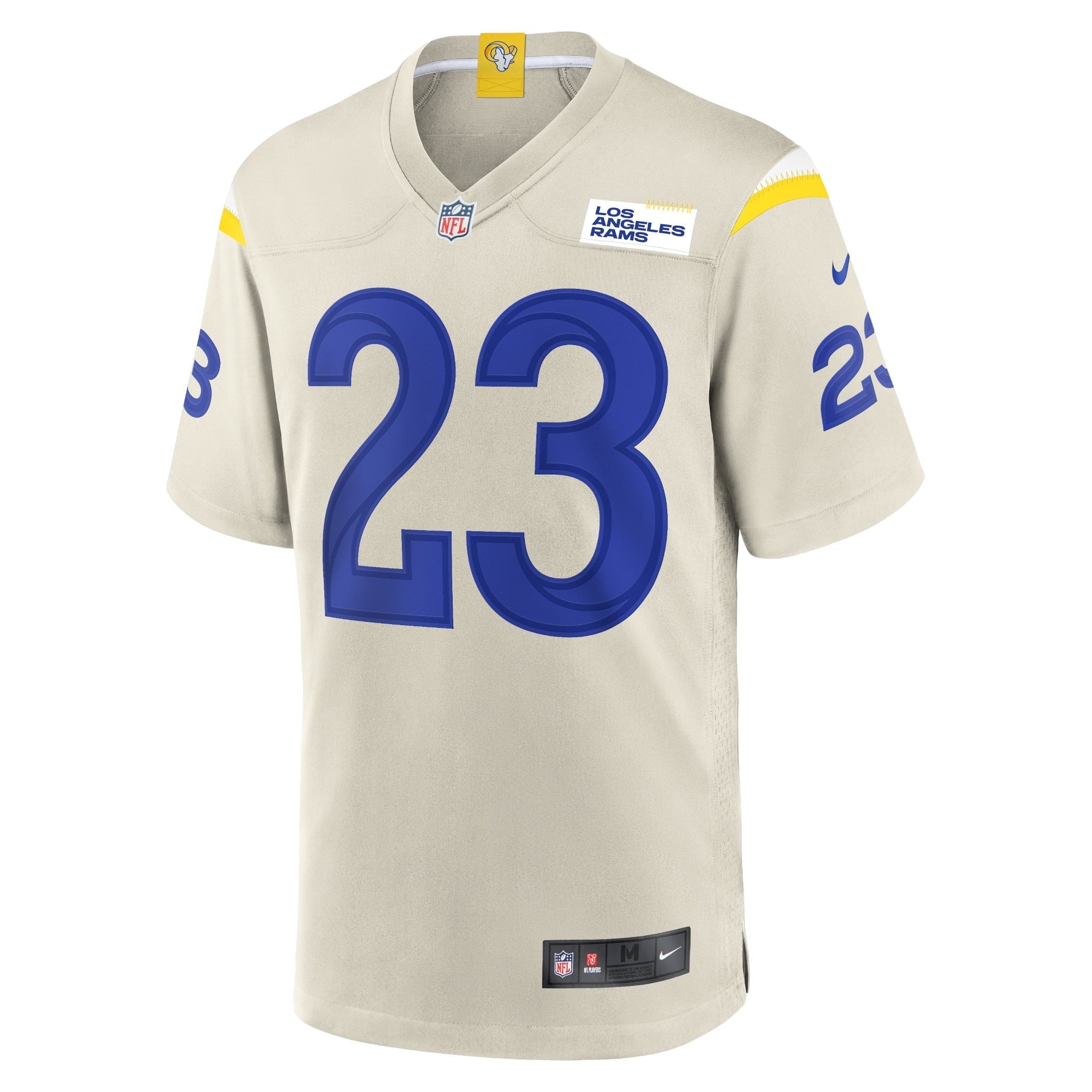 Men's Nike Cam Akers Bone Los Angeles Rams Game Jersey - vstockx