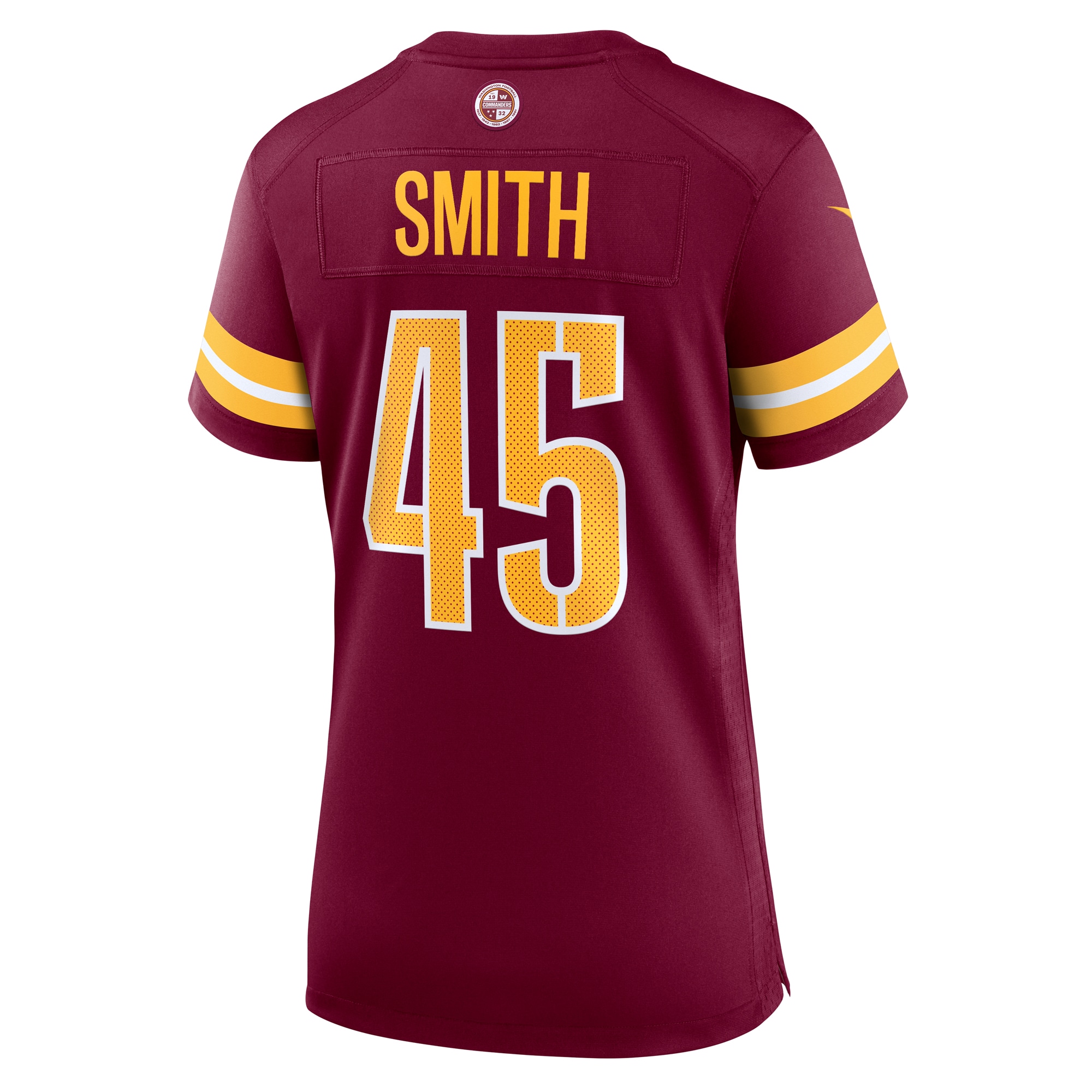 Kaden Smith Washington Commanders Nike Women's Team Game Jersey - Burgundy - vstockx