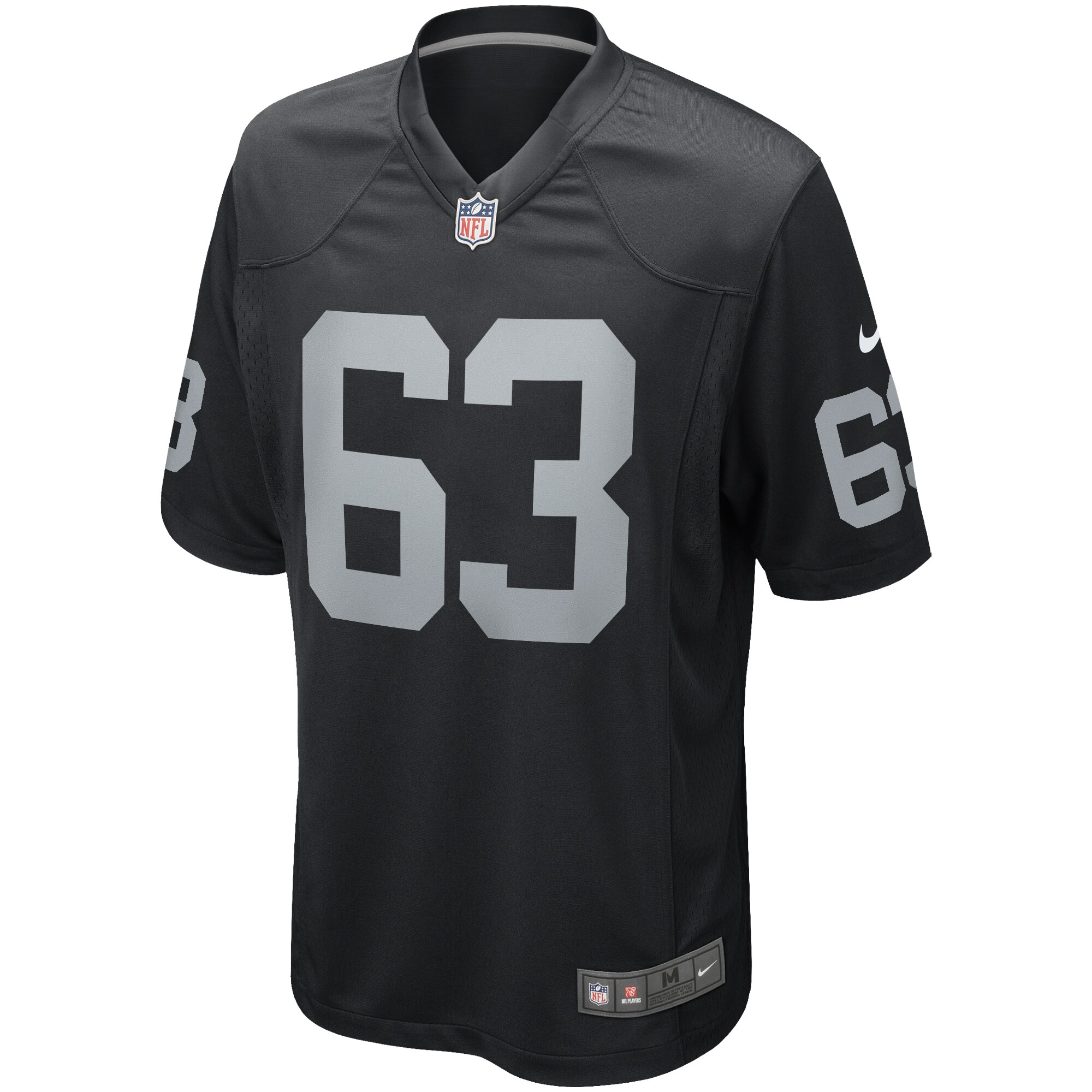 Gene Upshaw Las Vegas Raiders Nike Game Retired Player Jersey - Black - vstockx