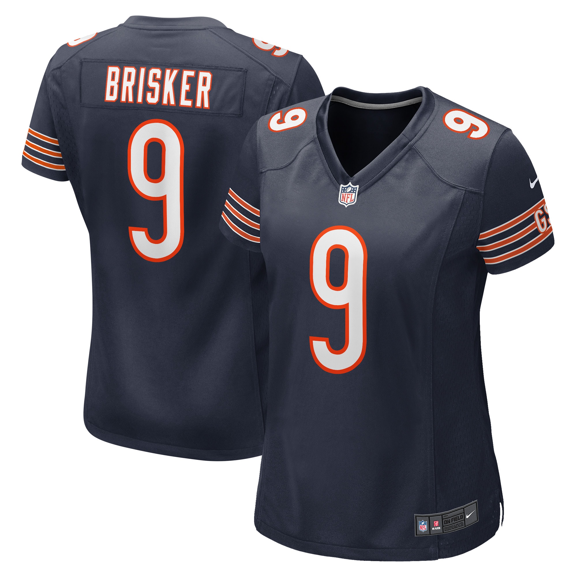 Jaquan Brisker Chicago Bears Nike Women's Game Player Jersey - Navy - vstockx