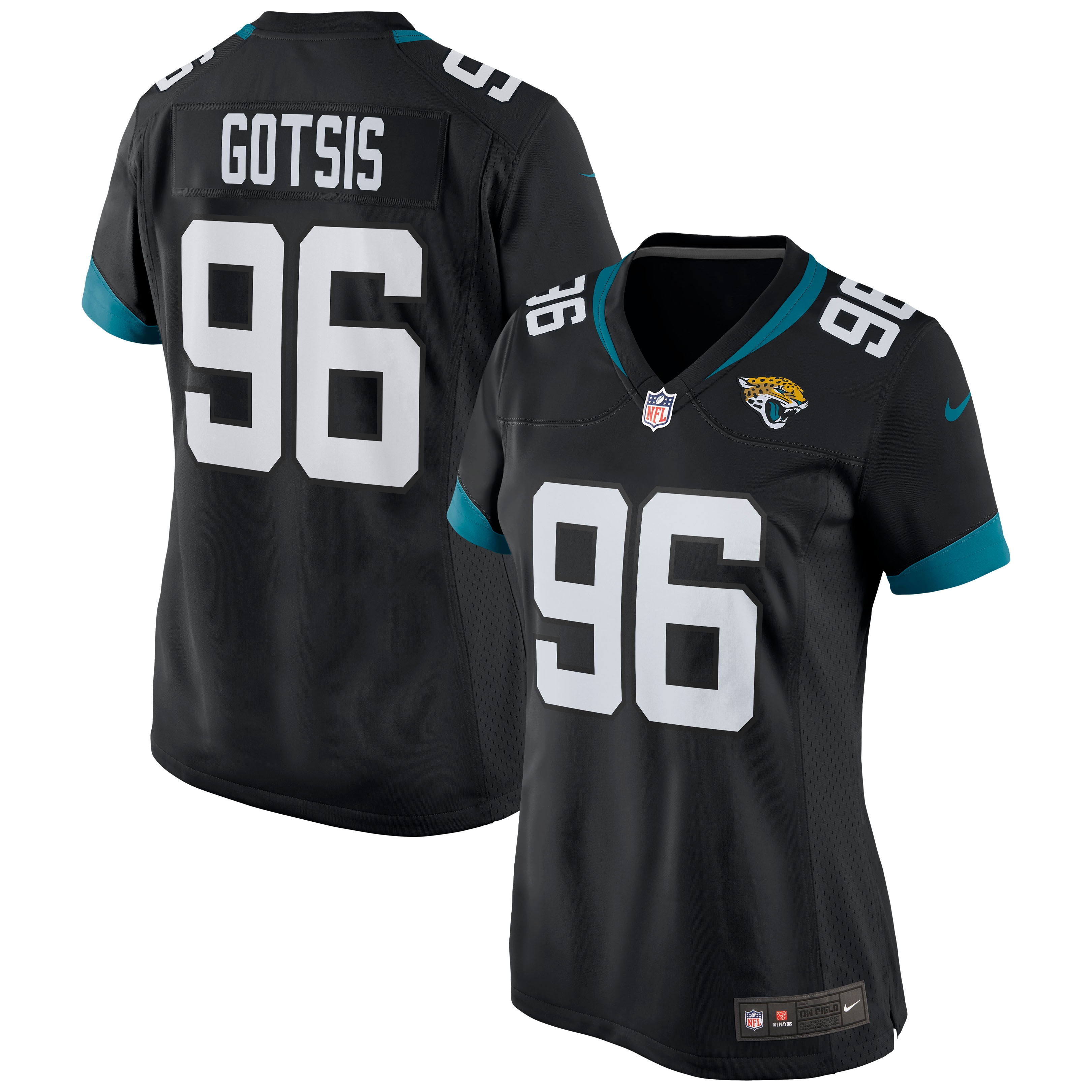 Adam Gotsis Jacksonville Jaguars Nike Women's Game Jersey - Black - vstockx