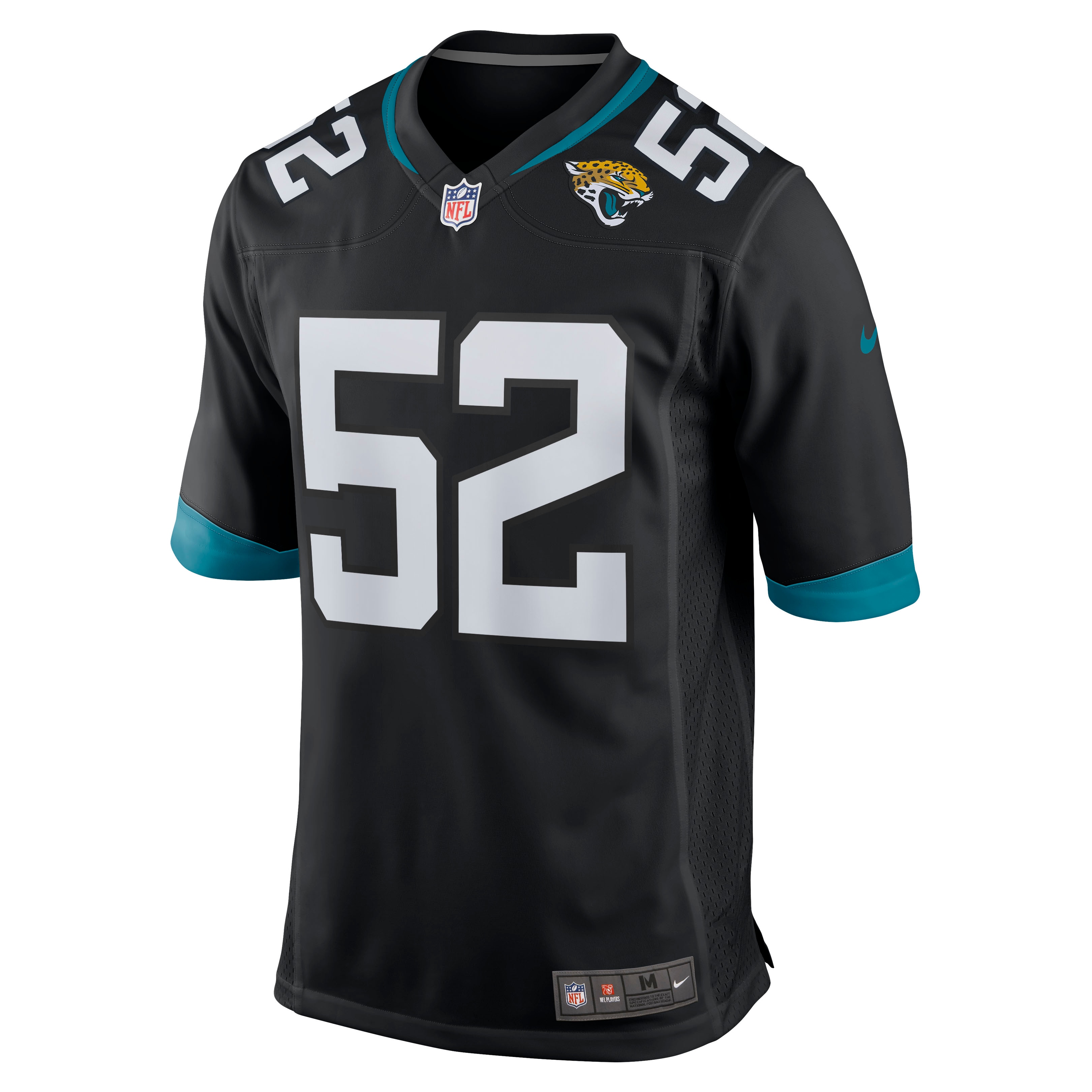 DaVon Hamilton Jacksonville Jaguars Nike Game Jersey - Black - vstockx