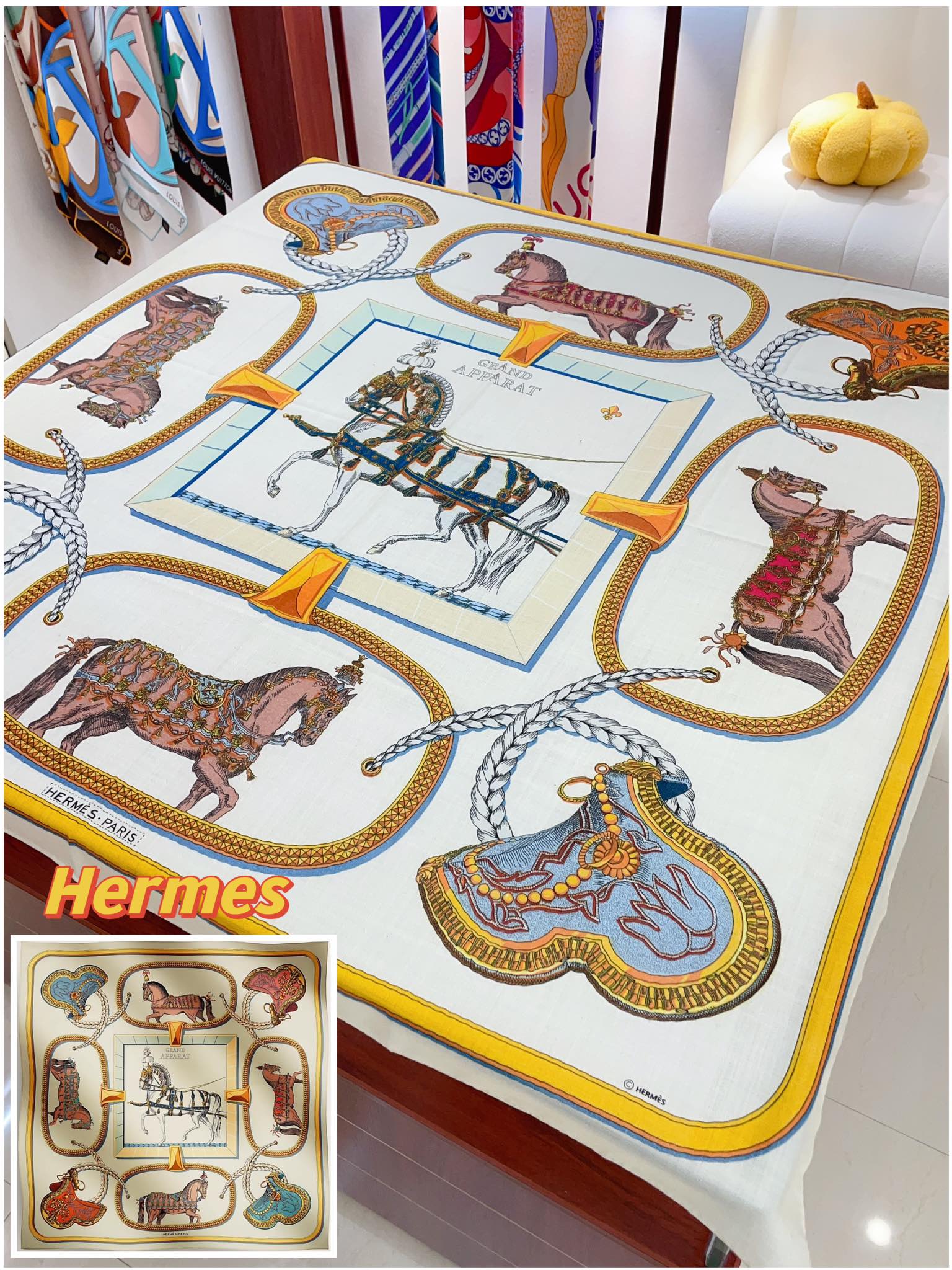 Streetwear Scarf Hermes 328775 SIZE:140cm*140cm - vstockx