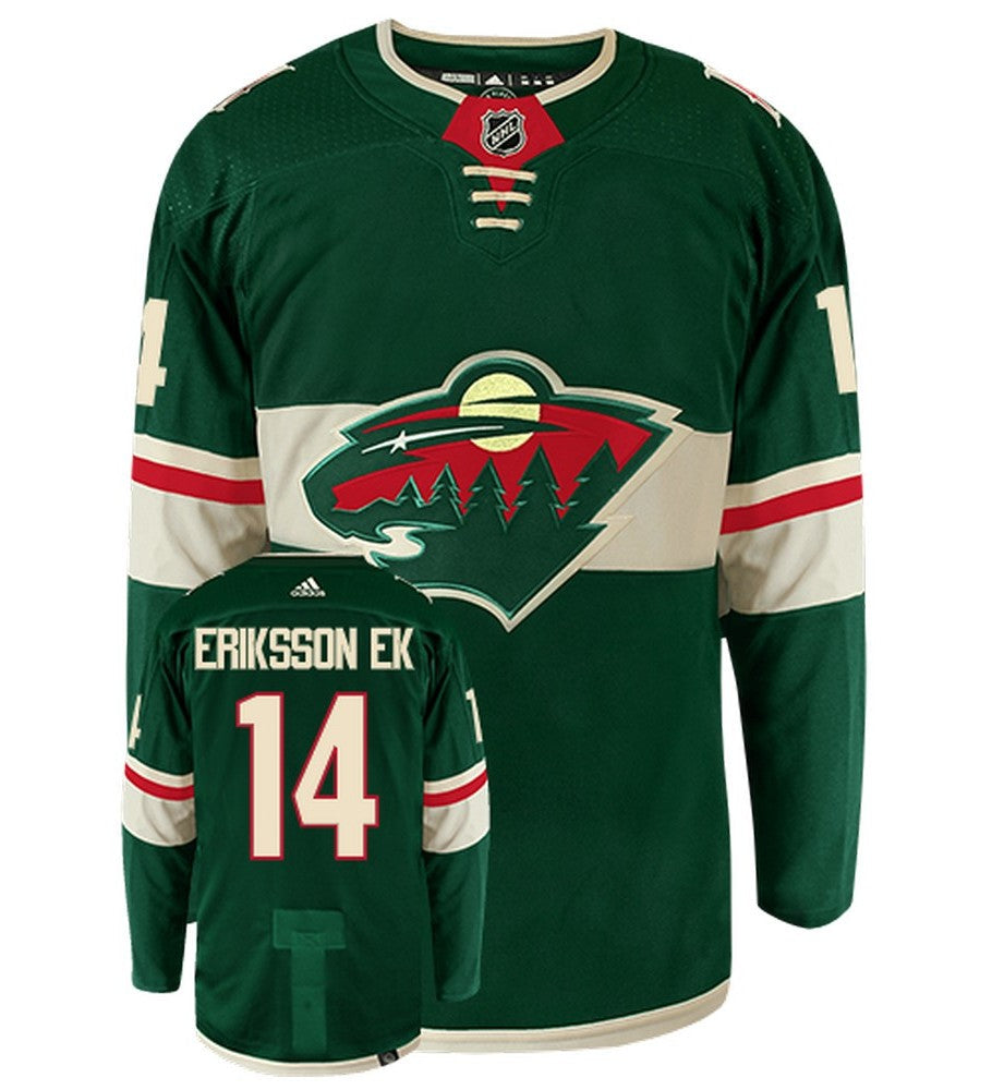 Joel Eriksson Ek Minnesota Wild Adidas Primegreen Authentic NHL Hockey Jersey - vstockx