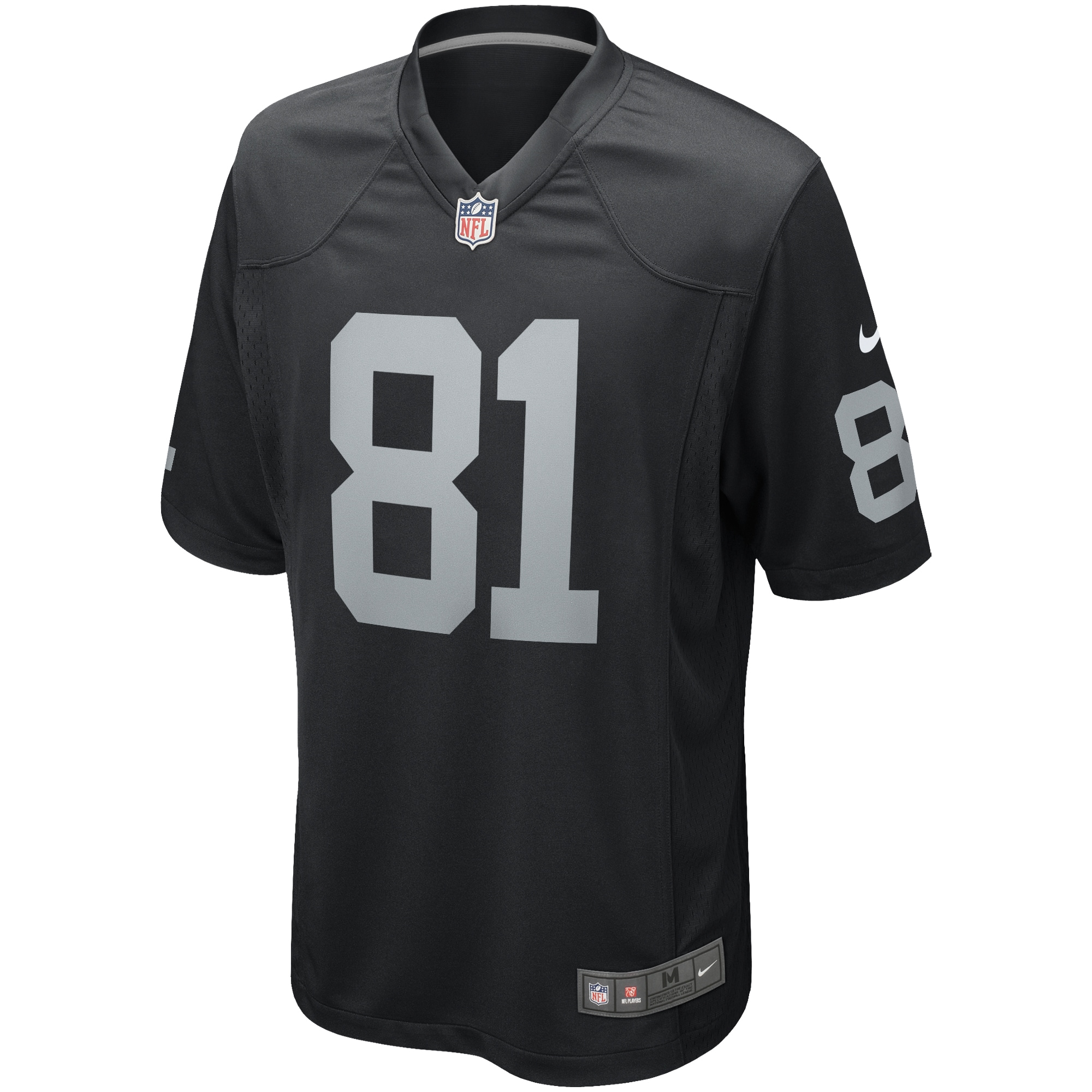 Tim Brown Las Vegas Raiders Nike Game Retired Player Jersey - Black - vstockx