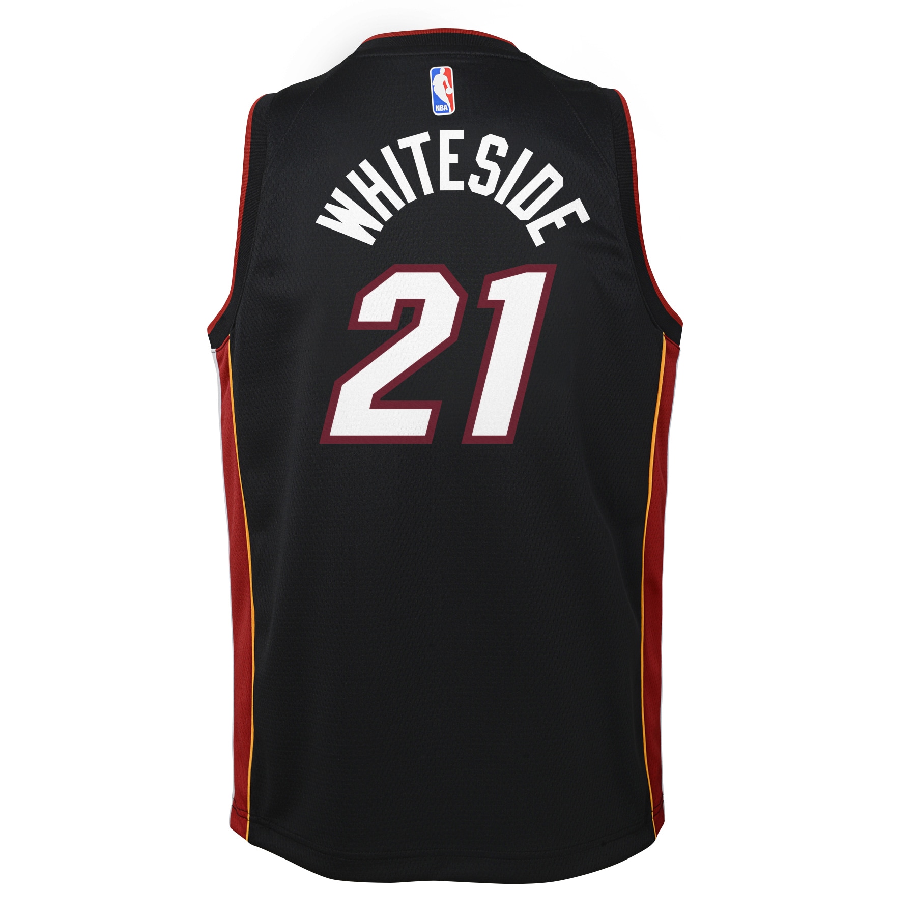 Hassan Whiteside Miami Heat Nike Youth Swingman Jersey Black - Icon Edition - vstockx