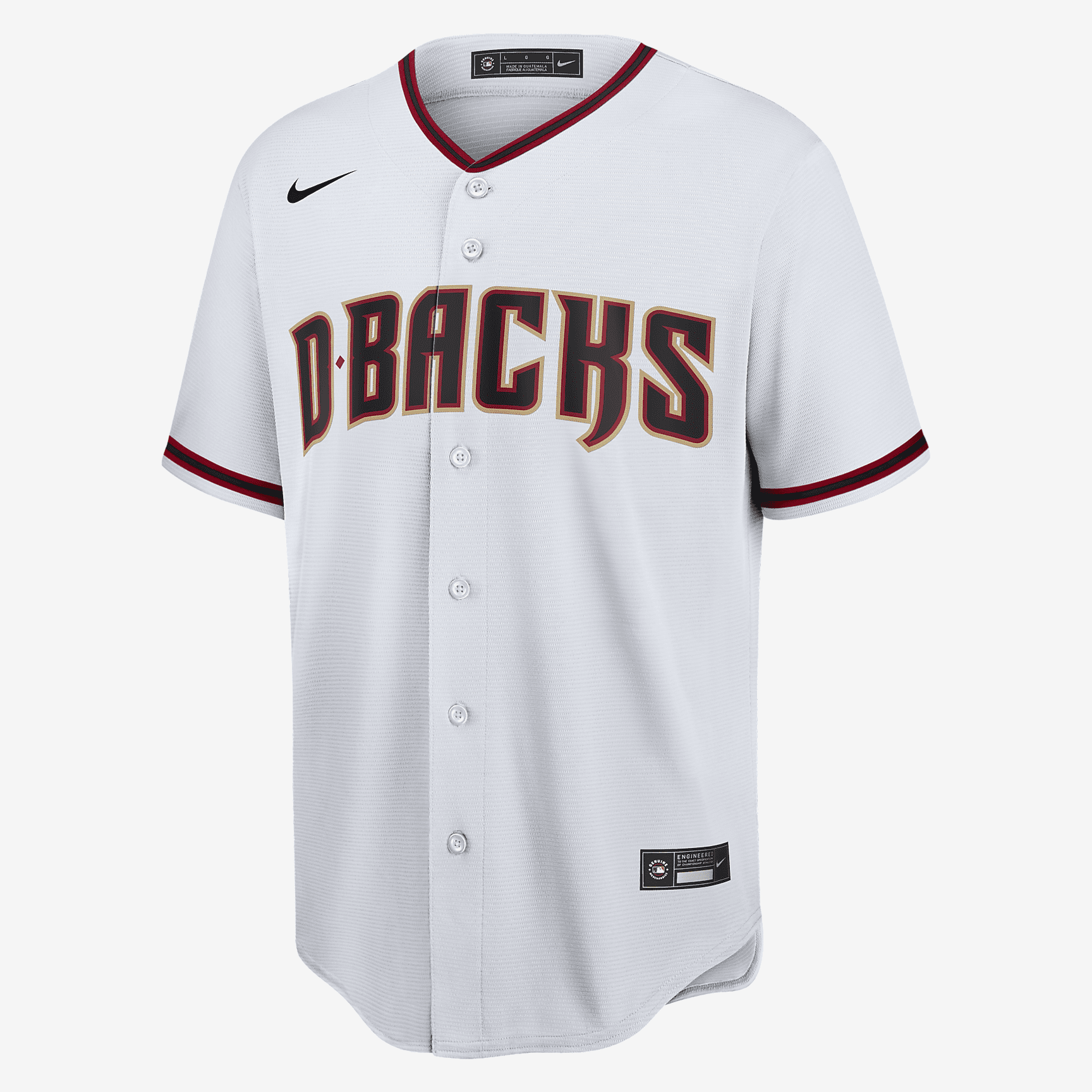 MLB Arizona Diamondbacks Men's Replica Baseball Jersey - White - vstockx