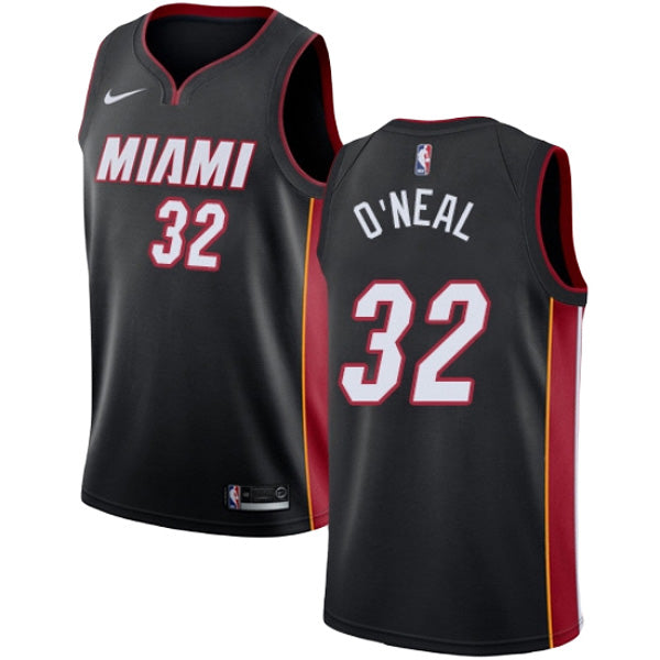 Men's Miami Heat Shaquille O'Neal Icon Edition Jersey - Black - vstockx