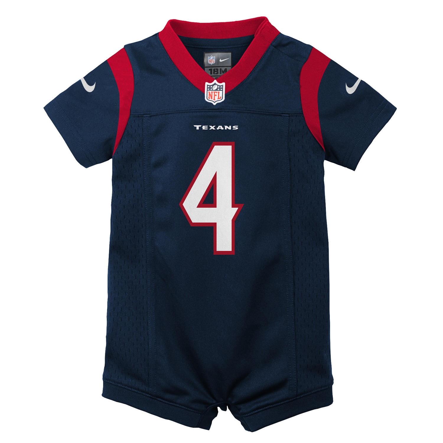 Deshaun Watson Houston Texans Nike Infant Romper Jersey - Navy - vstockx